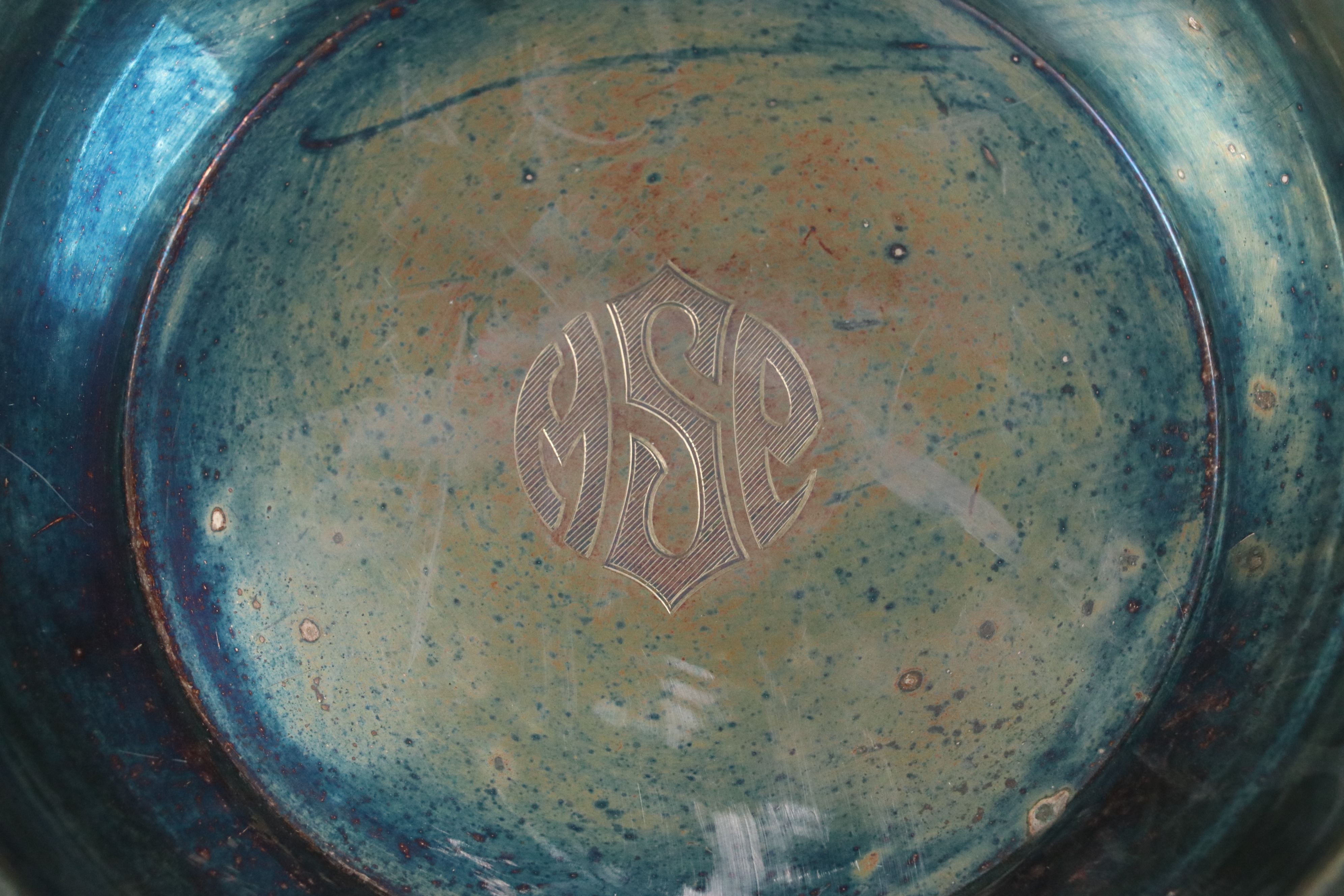 Victorian Style Chafing Dish with Other Silver Plate Serving Pieces