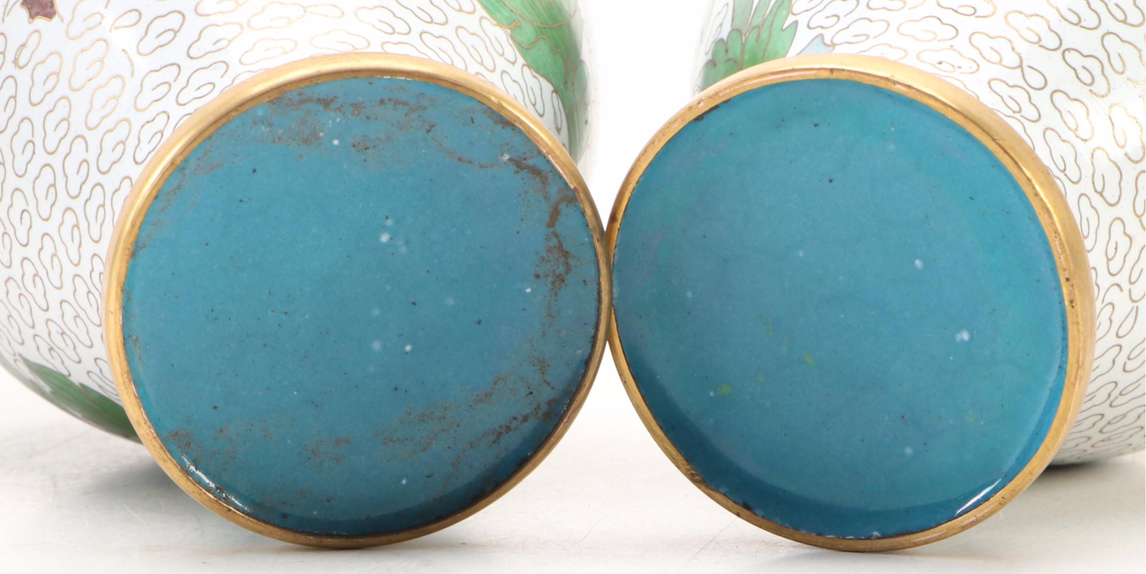 Chinese Cloisonné Vases, 20th Century