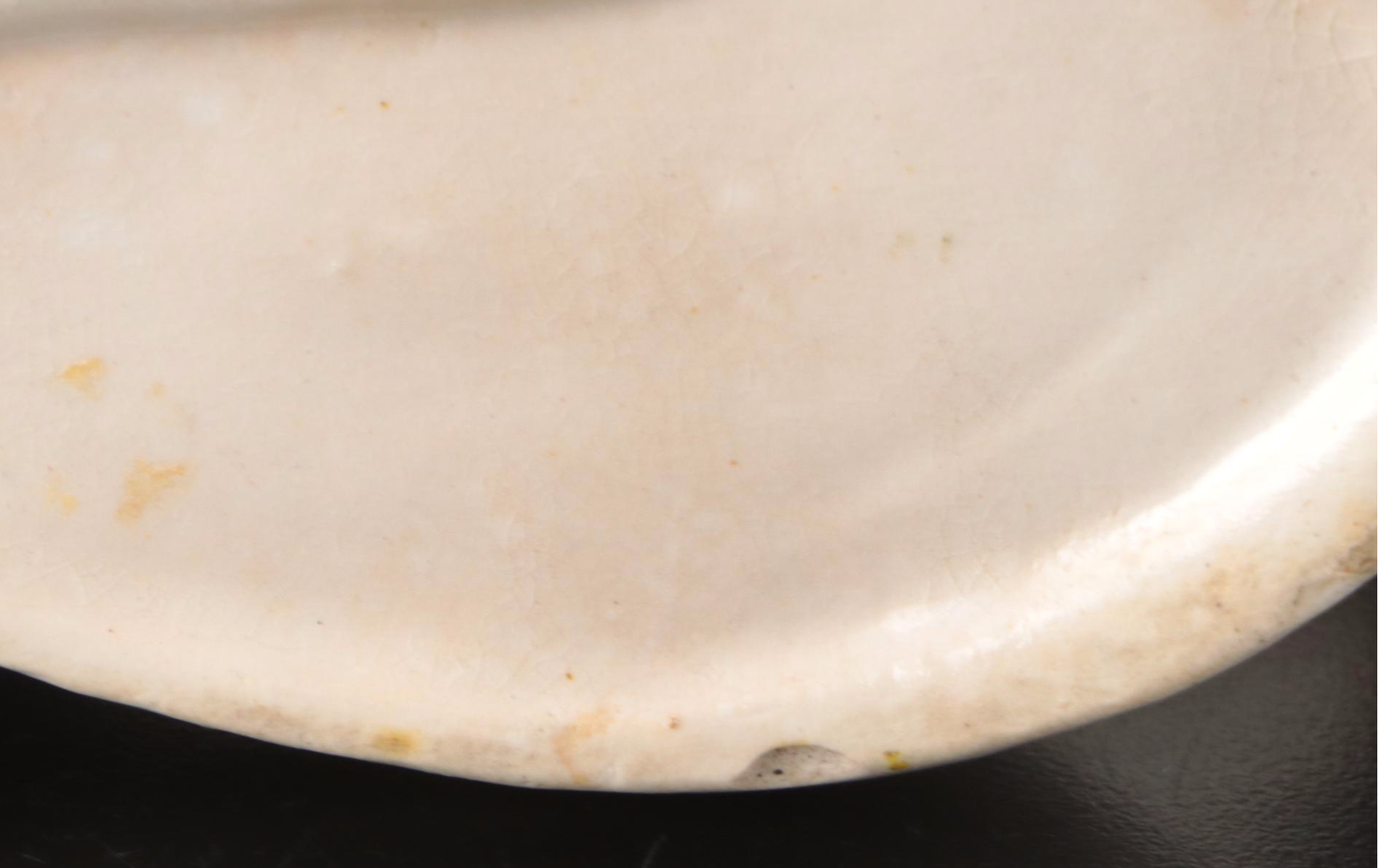 Staffordshire Bocage Small Spill Vases with Other Spaniel Figurine