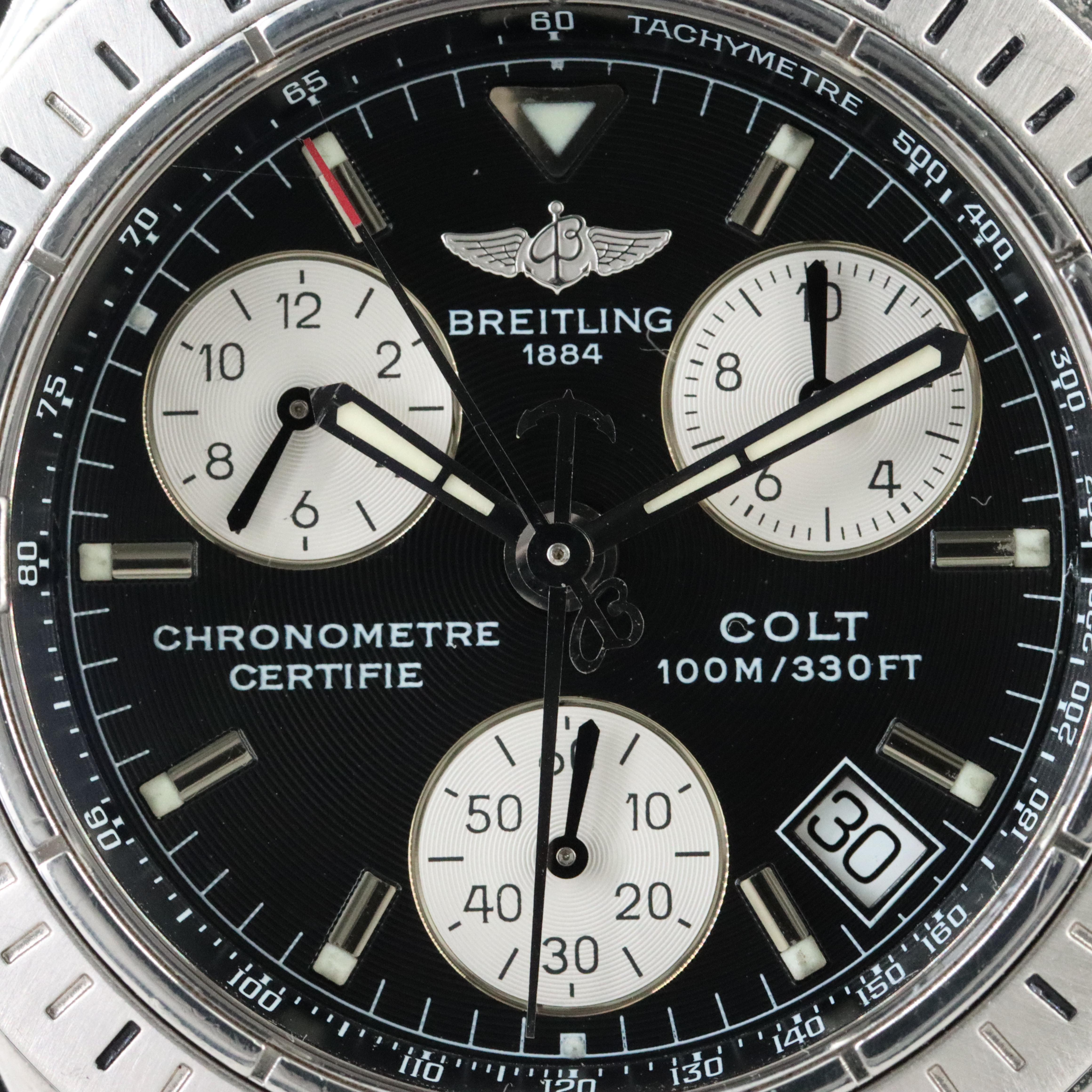 Breitling Colt Chronograph Black Quartz Watch