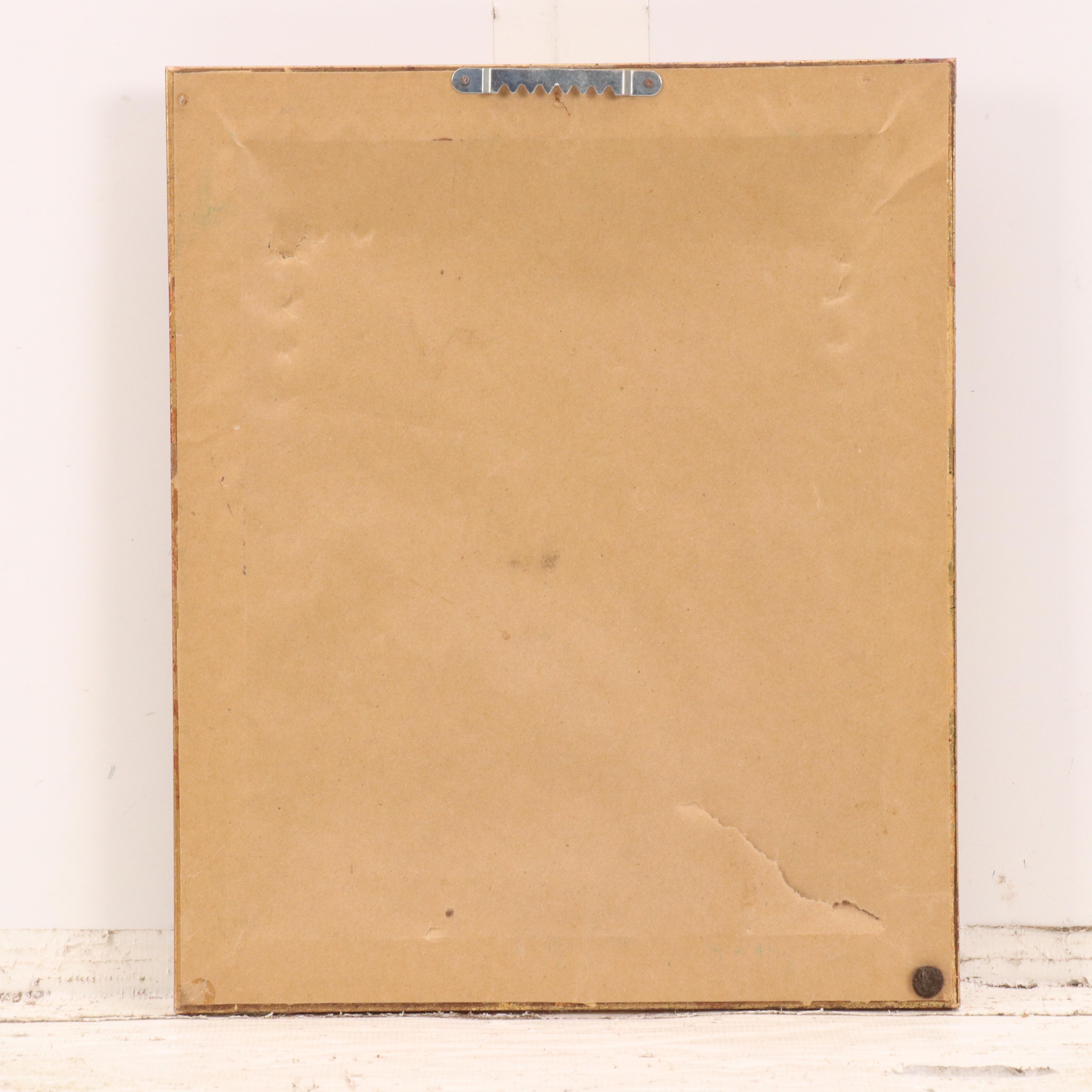 Ink and Watercolor Illustration of an Angel, Late 20th Century