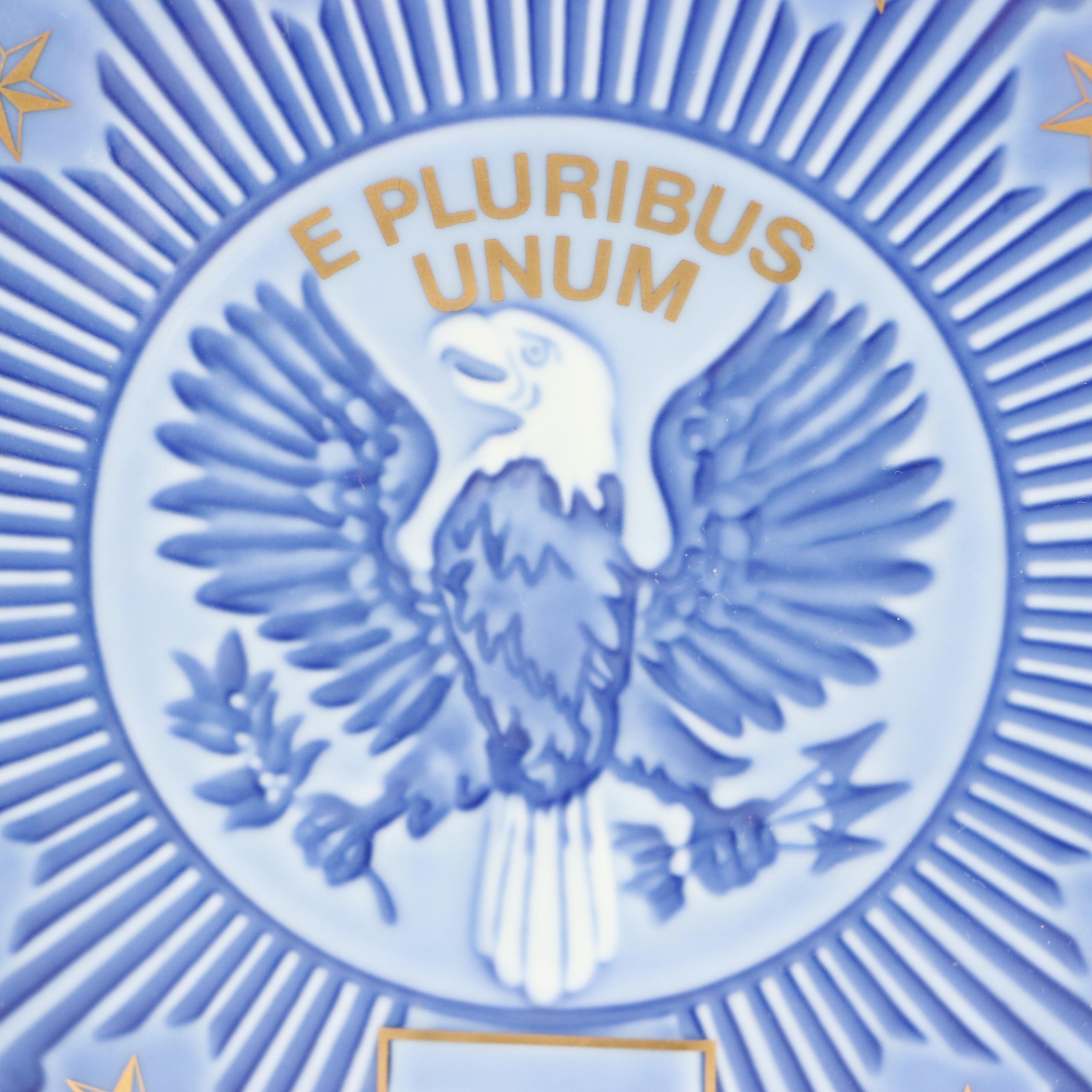 World War II Era Liberation of Paris Christmas Cards with Bicentennial Plate