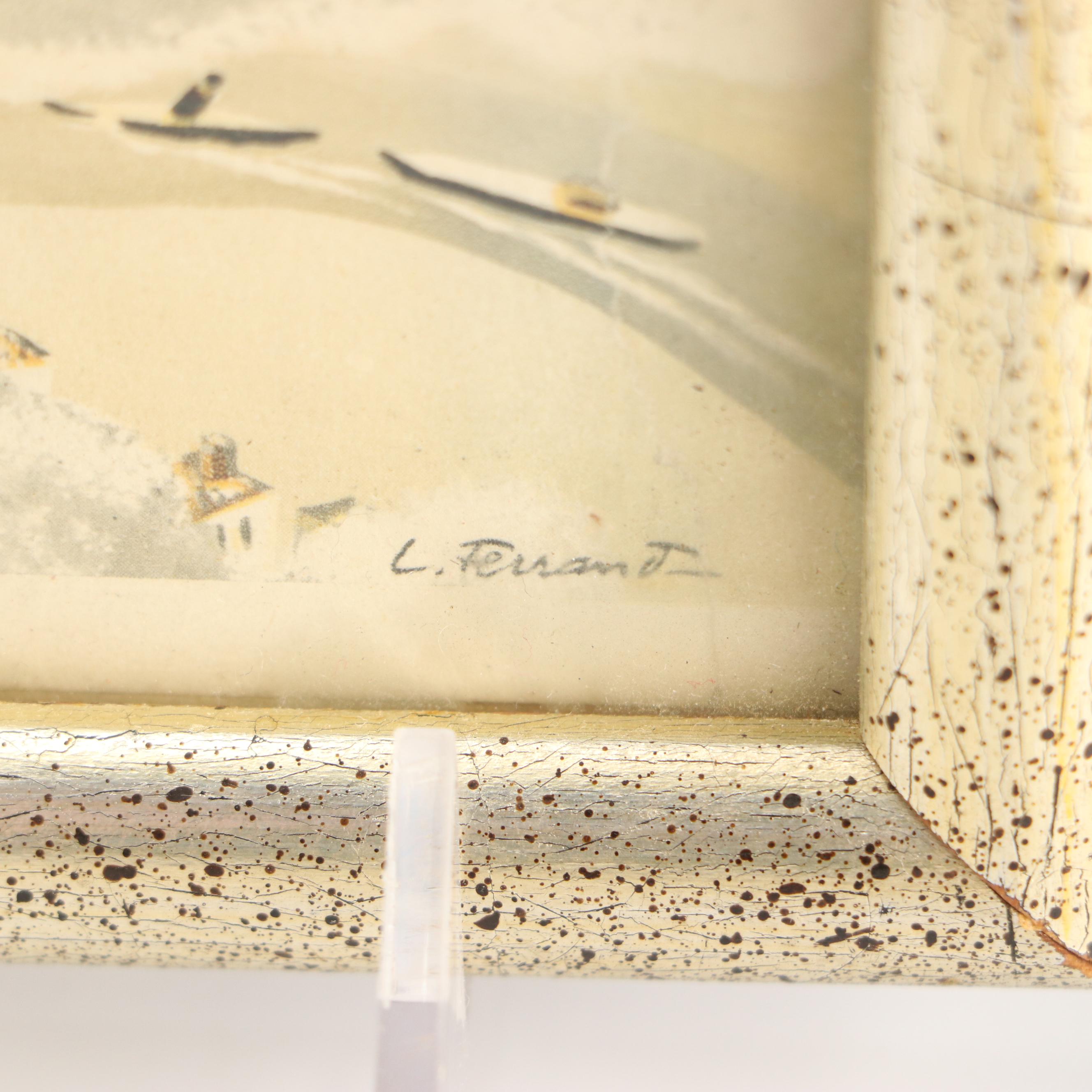 World War II Era Liberation of Paris Christmas Cards with Bicentennial Plate