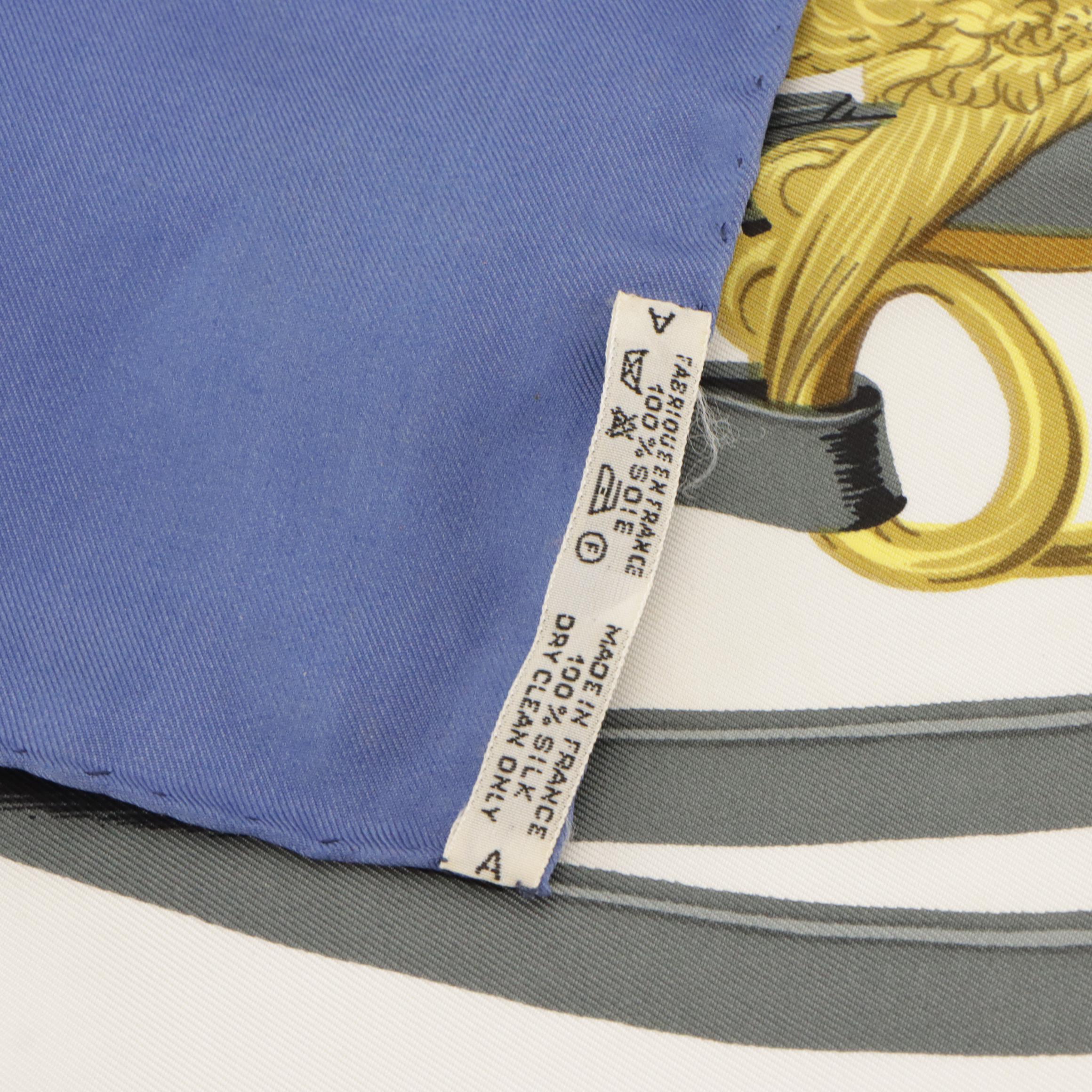 Hermès "Brides de Gala" Silk Twill Scarf 90