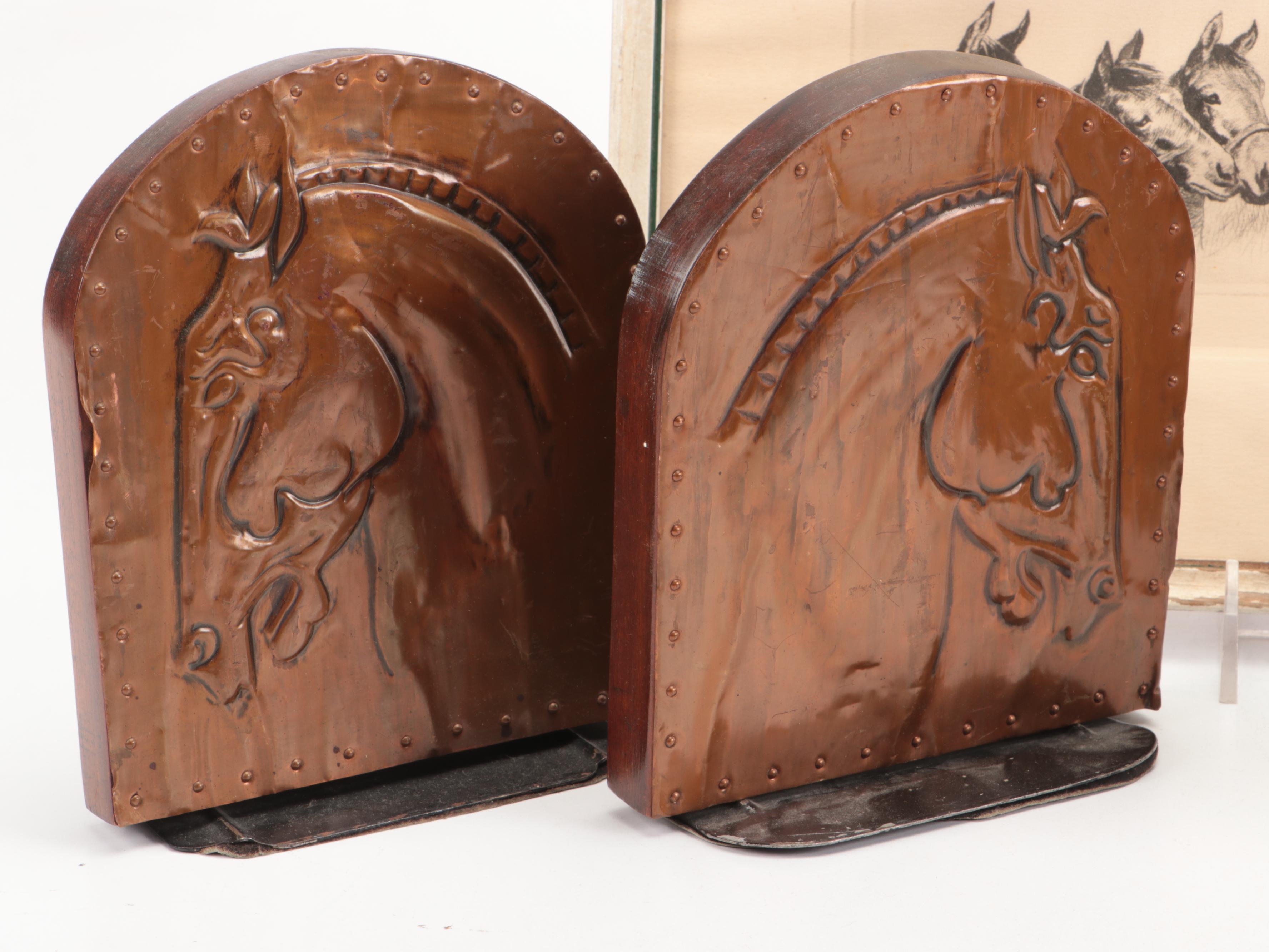 Repro Print "Seabiscut and Some of His Colts" with Other Equestrian Décor