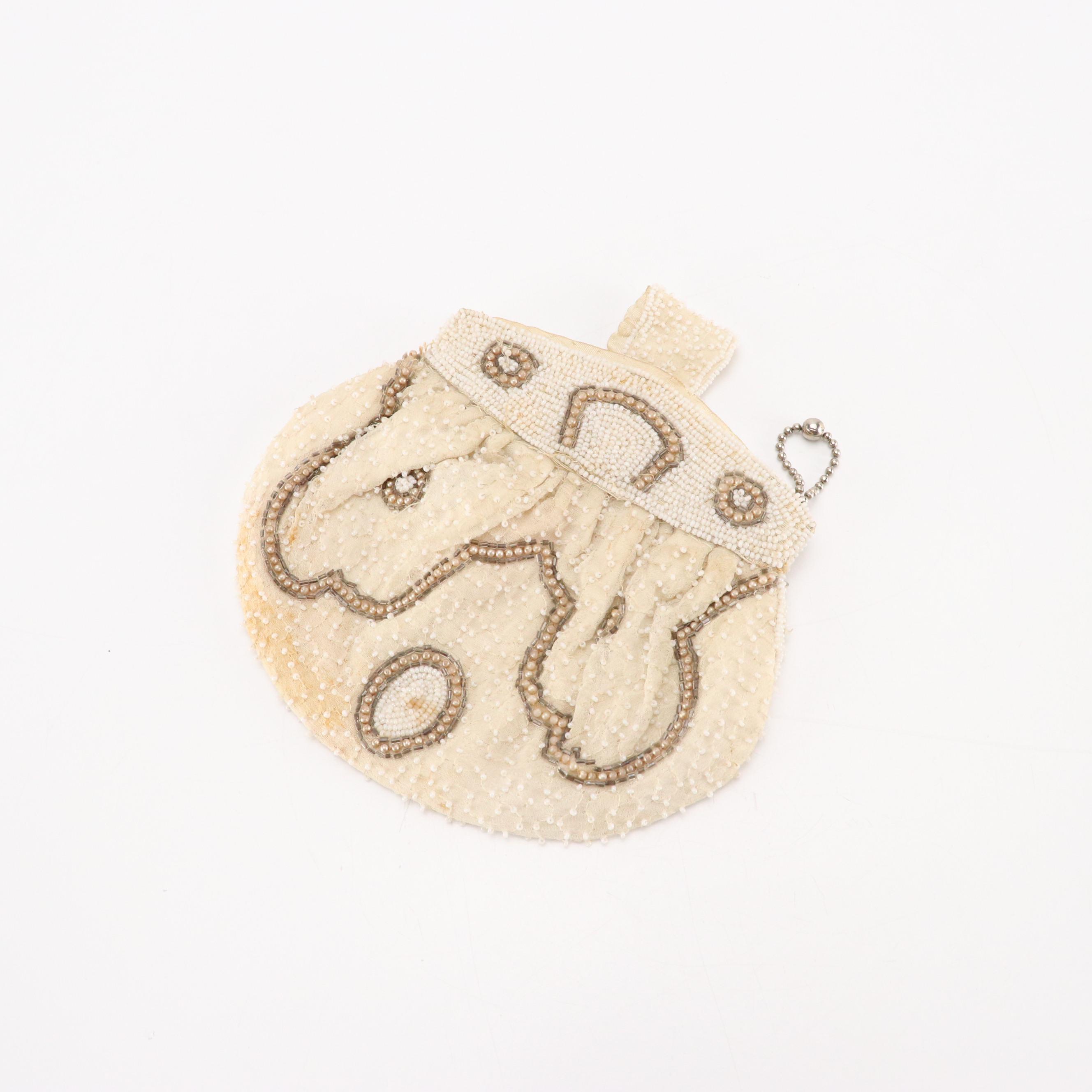 Beaded Belgian and Other Evening Clutches, Mid-20th Century