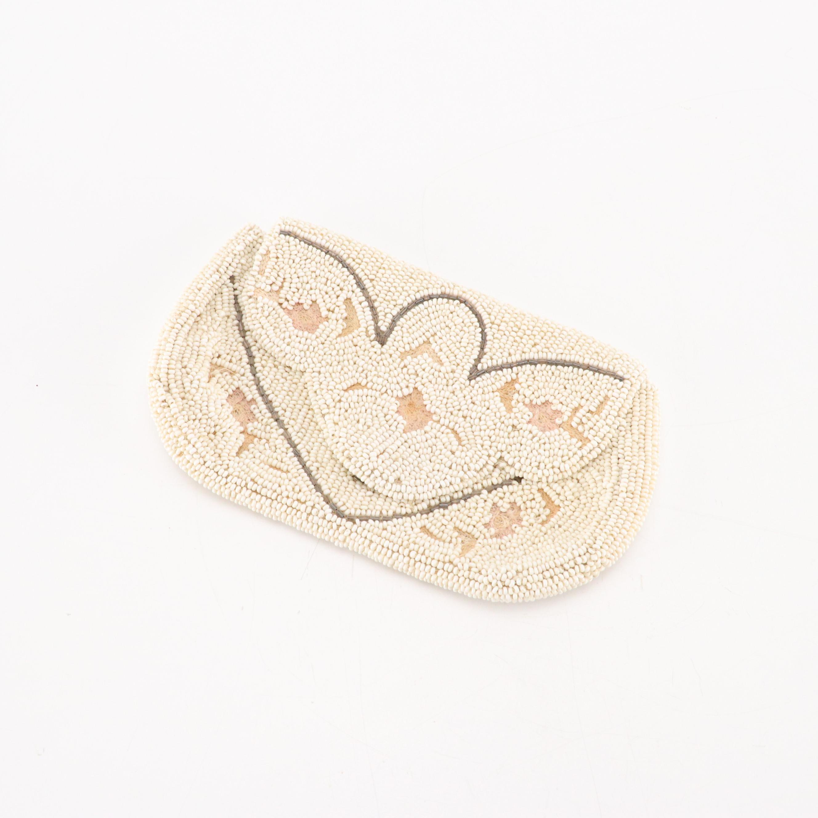 Beaded Belgian and Other Evening Clutches, Mid-20th Century