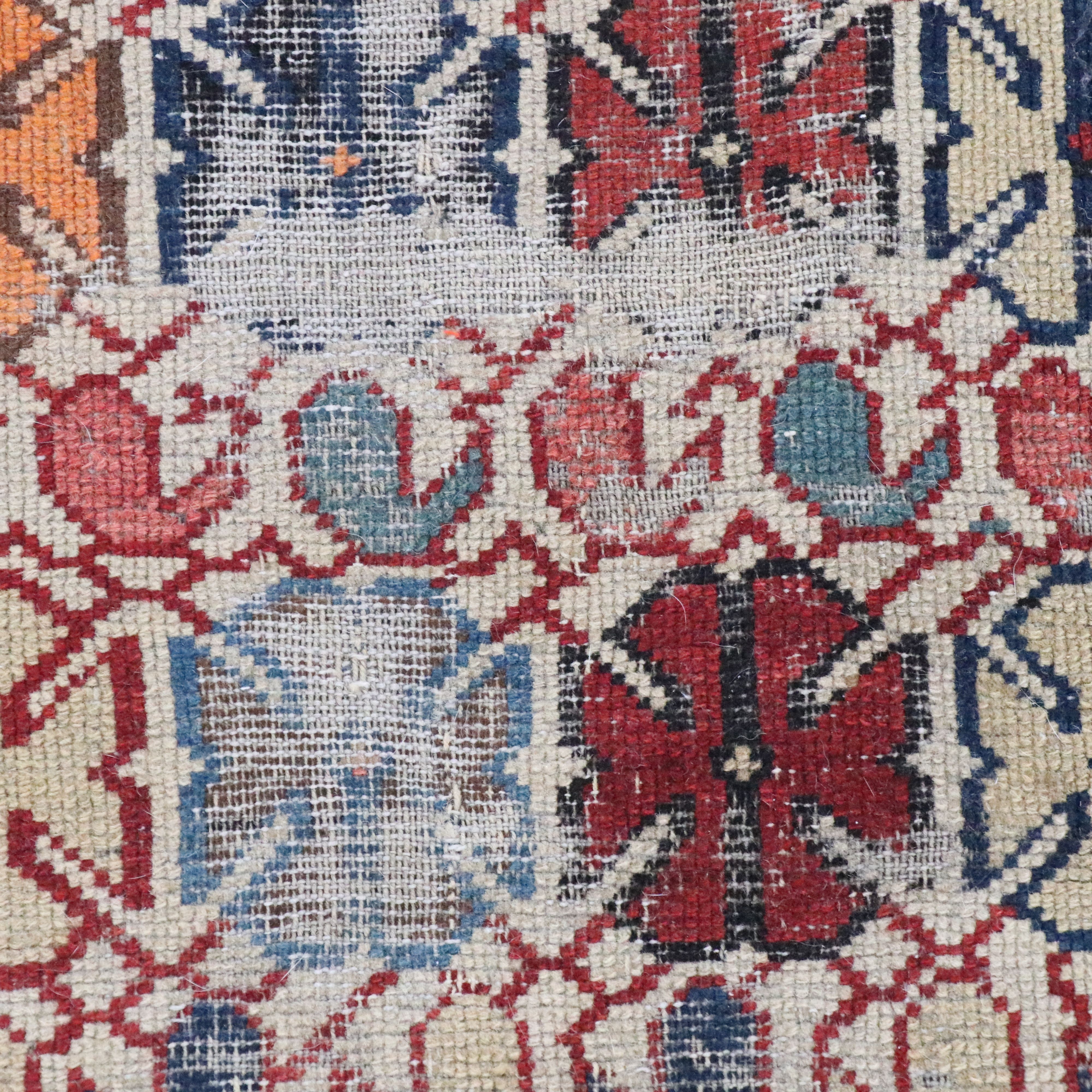 2'11 x 4' Hand-Knotted Caucasian Shirvan Accent Rug