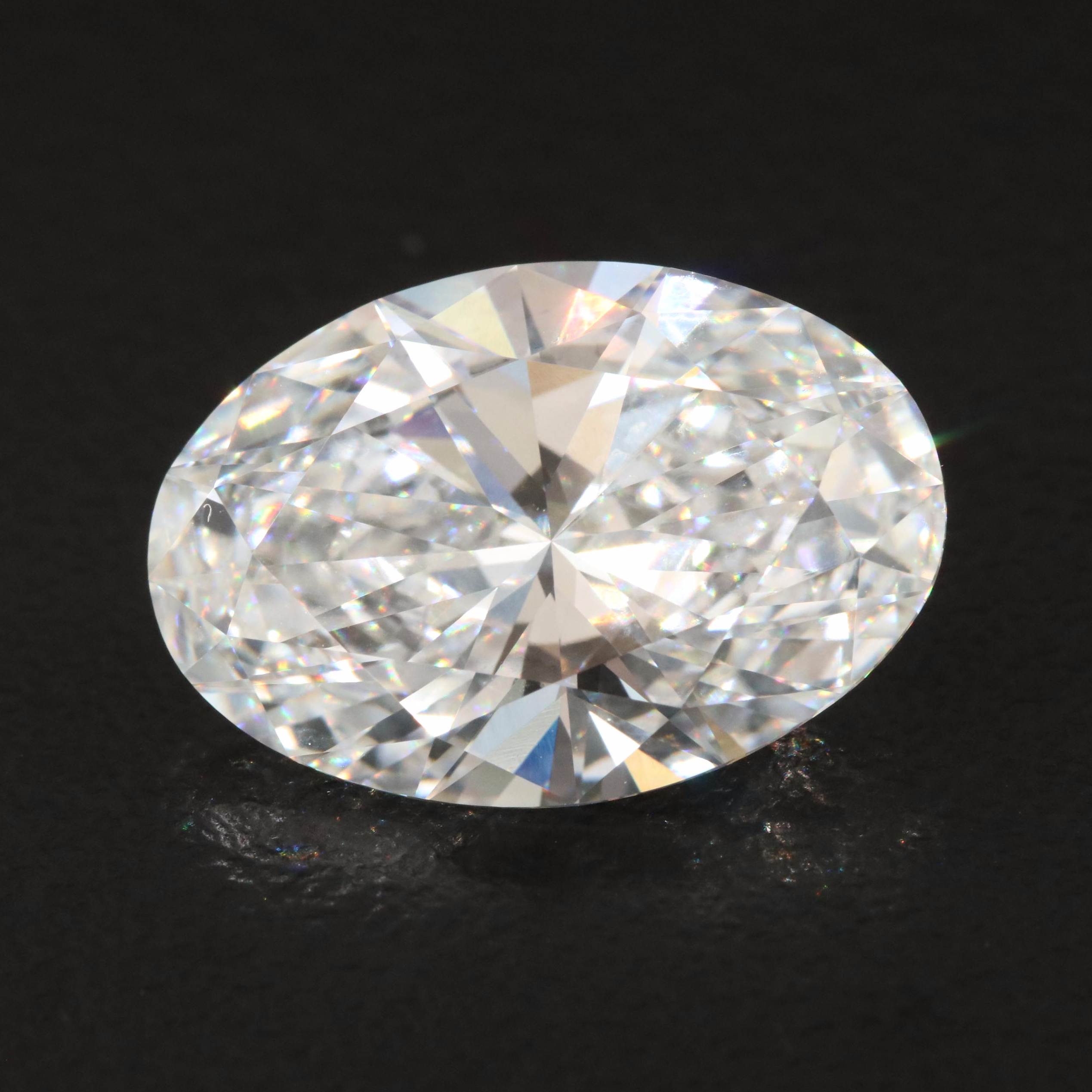 Loose 7.67 CT Lab Grown Diamond with IGI Report