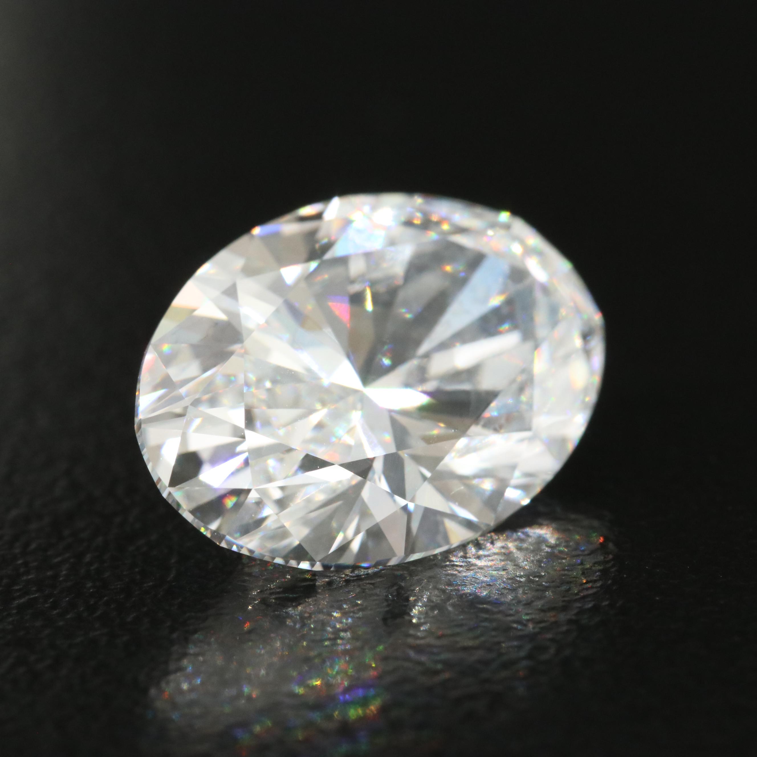 Loose 7.67 CT Lab Grown Diamond with IGI Report