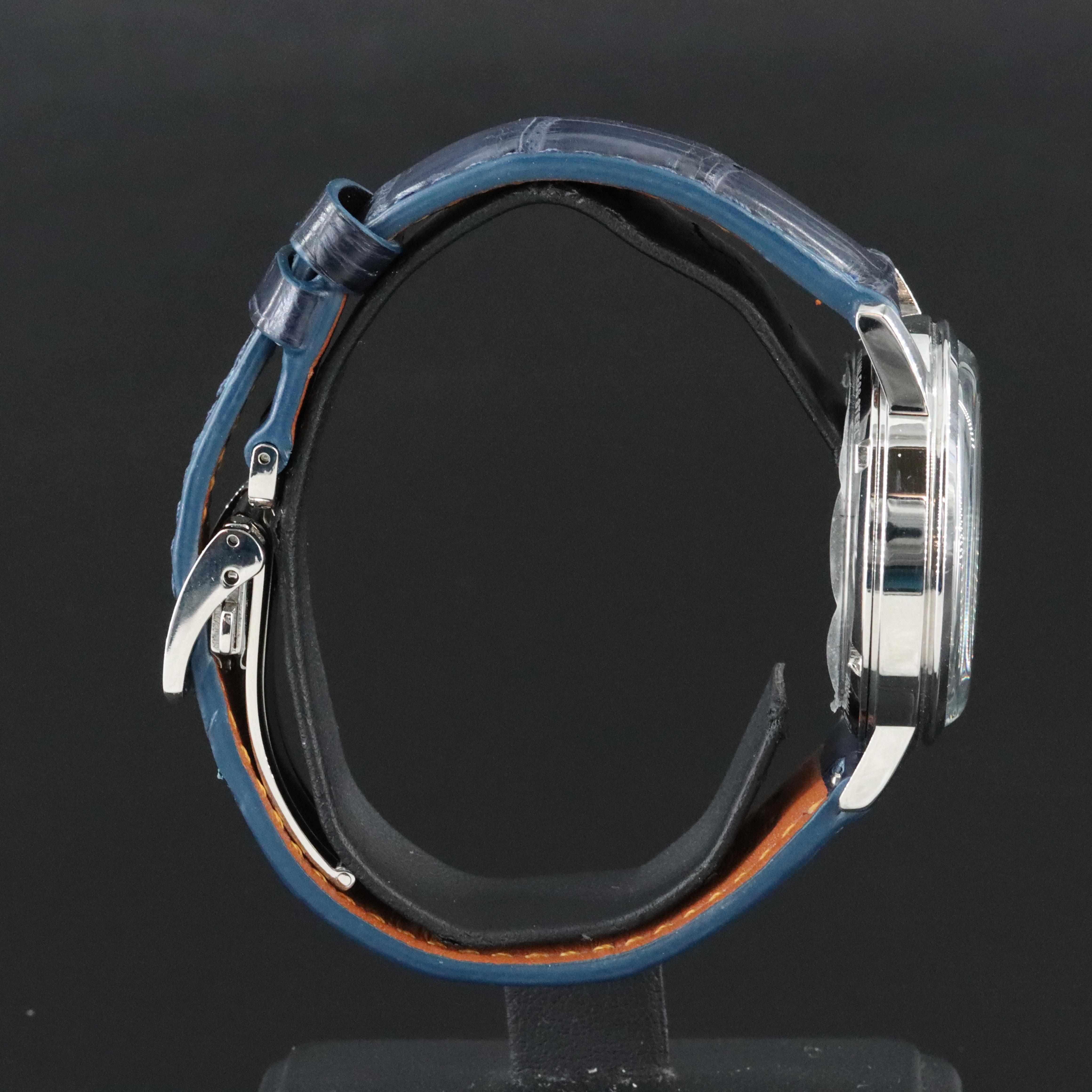 Seiko Presage Blue Arabic Steel Automatic Watch