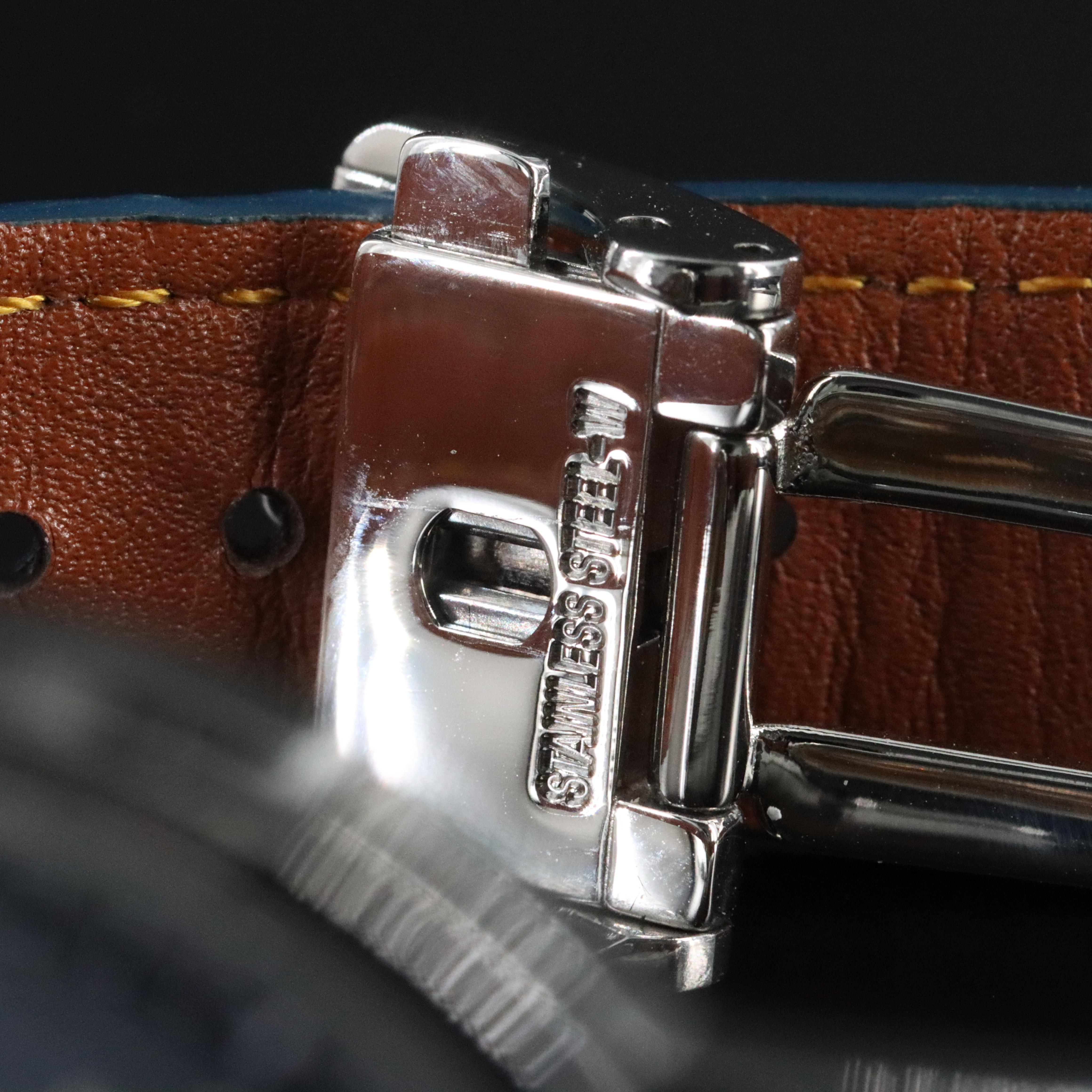 Seiko Presage Blue Arabic Steel Automatic Watch