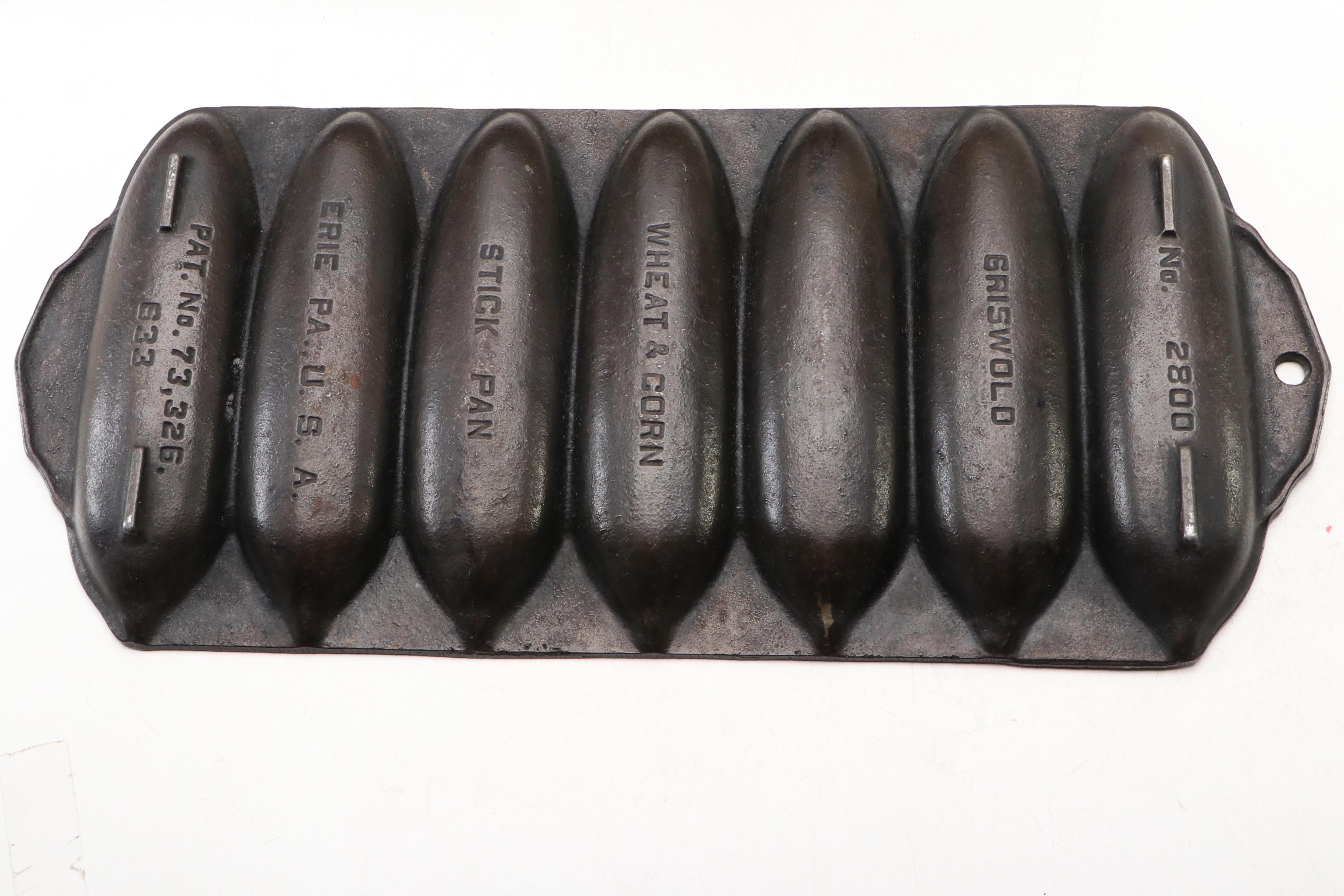 Griswold Wheat and Corn Stick Pan, Loaf Pans, Book Stand and More