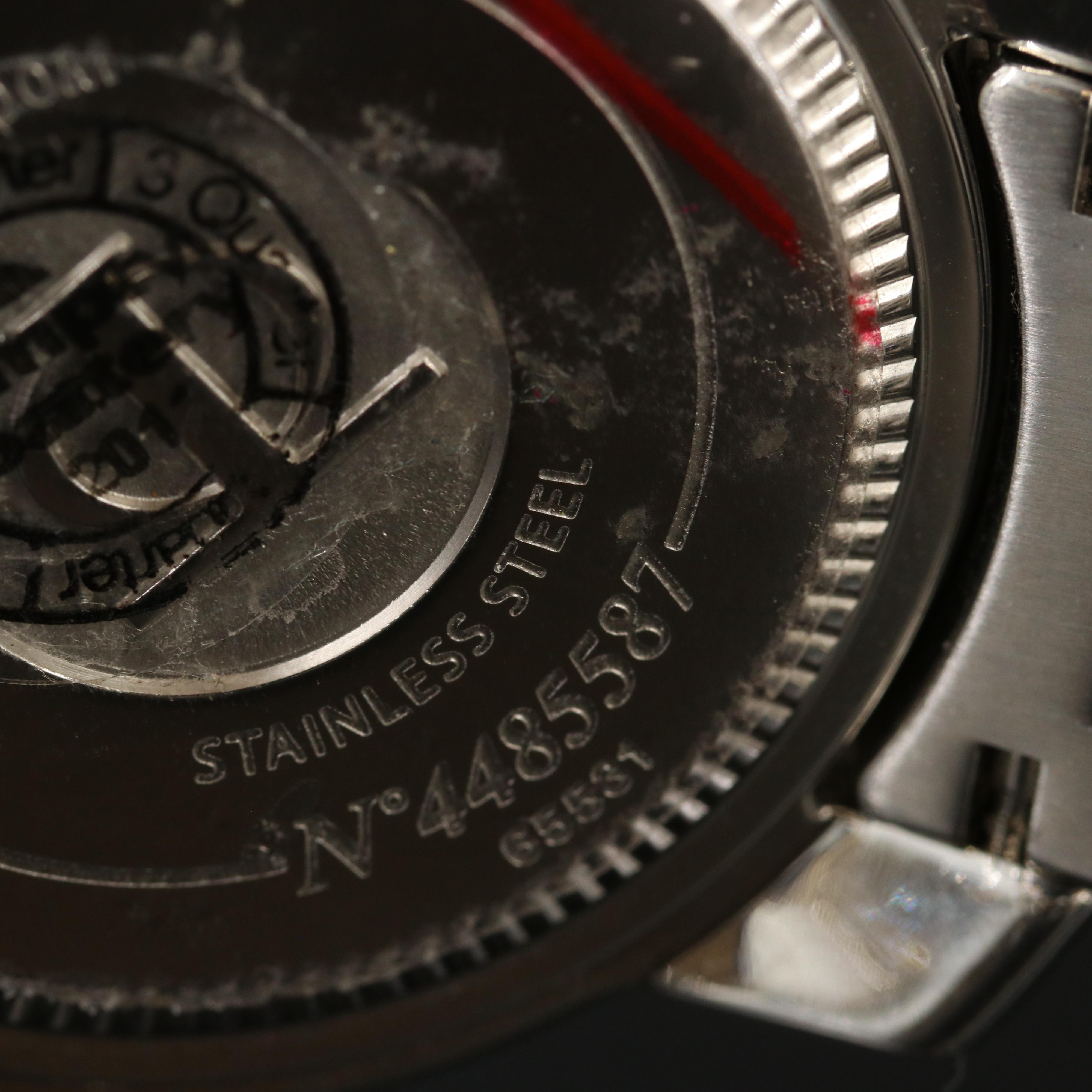 Baume & Mercier Capeland Steel Black Quartz Watch