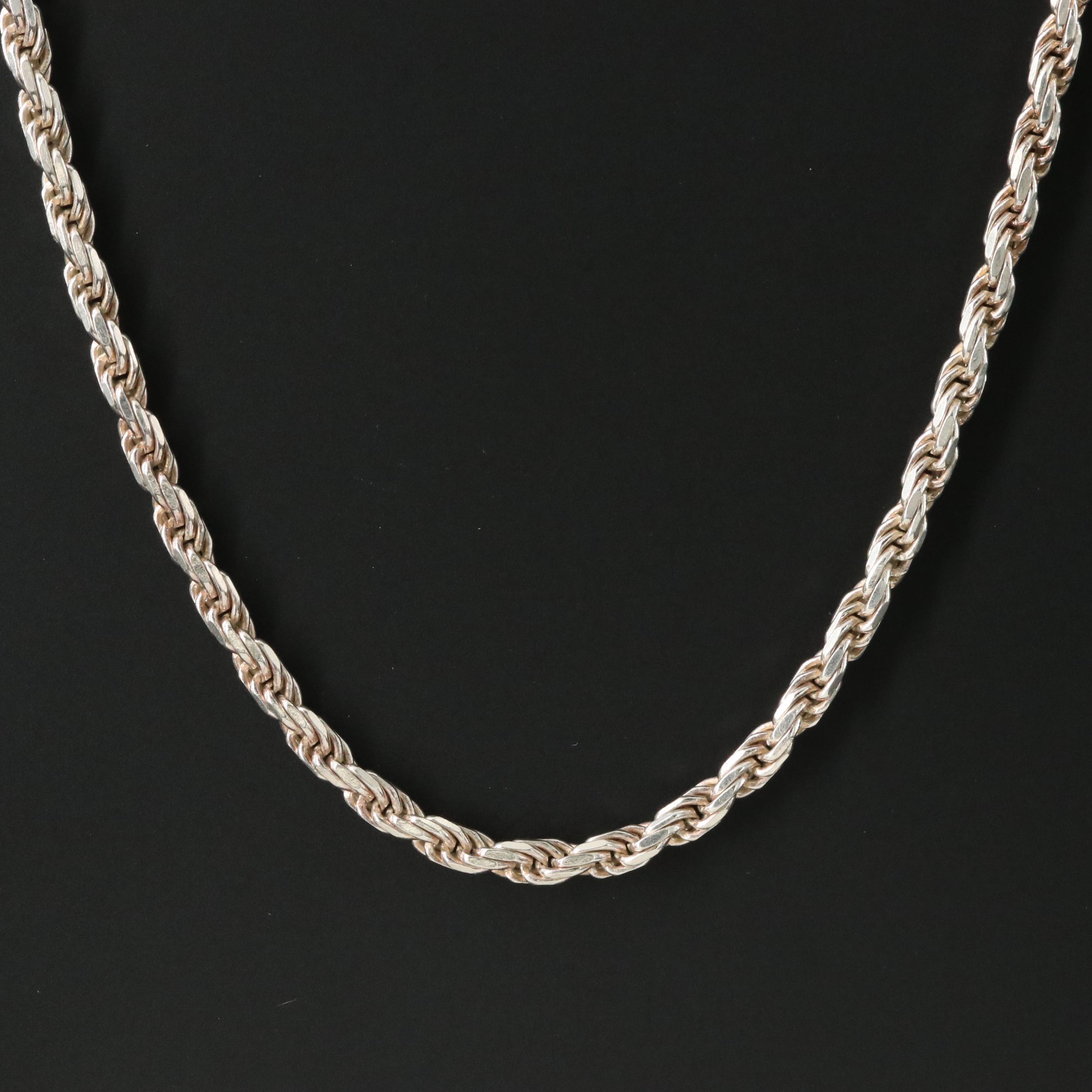 Sterling Rope Chain