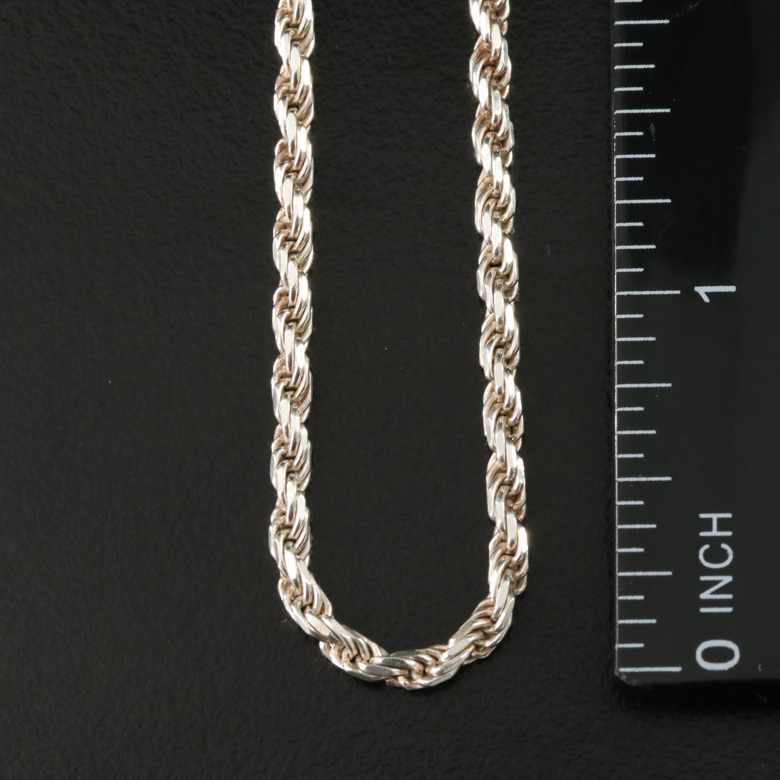 Sterling Rope Chain