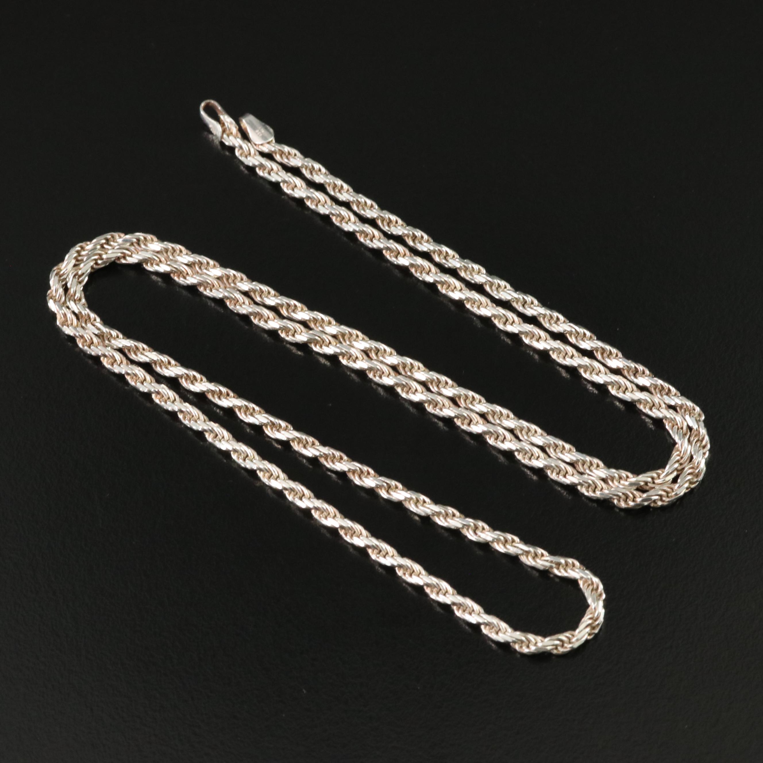 Sterling Rope Chain