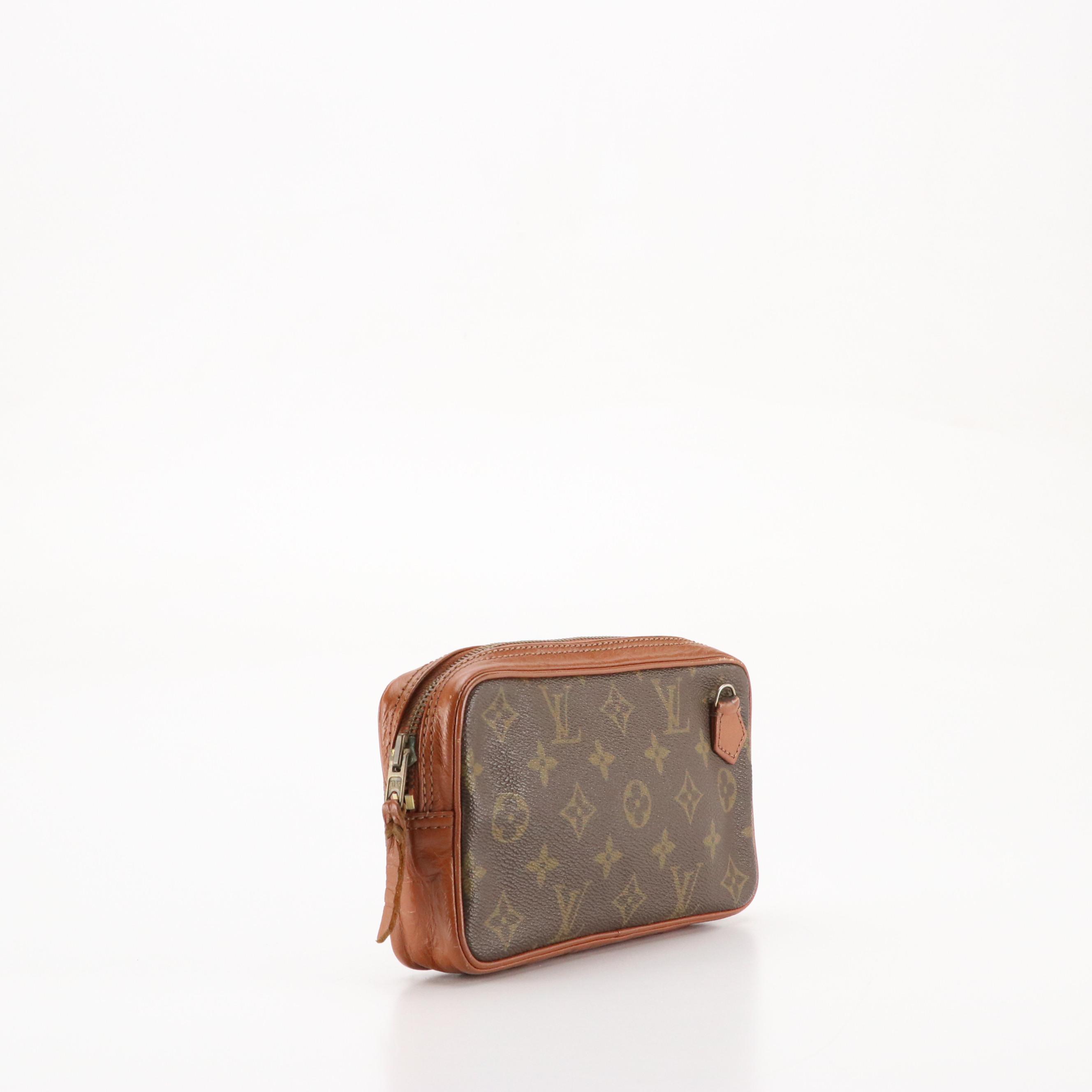 Louis Vuitton Pochette Marly in Monogram Canvas and Leather, 1970s