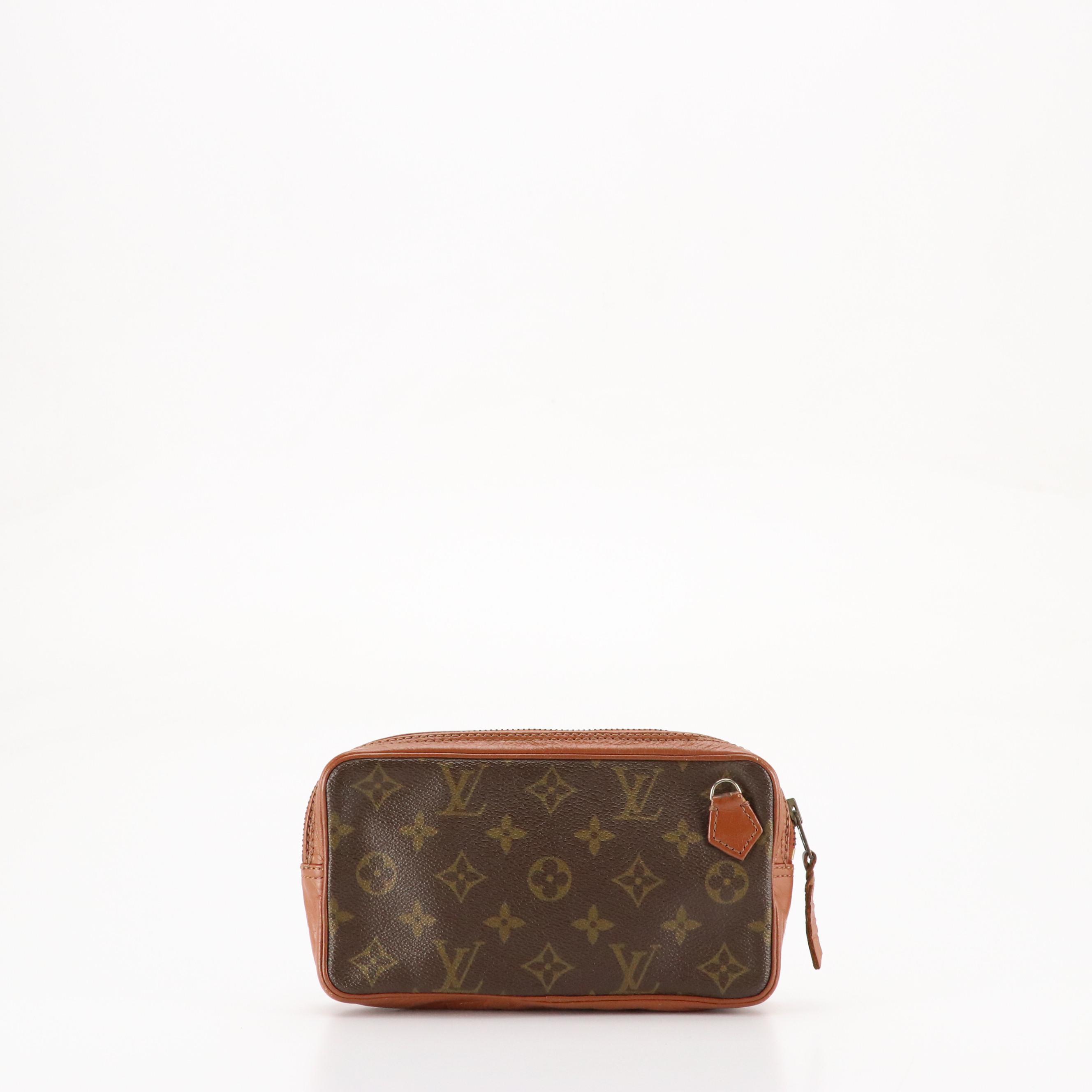 Louis Vuitton Pochette Marly in Monogram Canvas and Leather, 1970s
