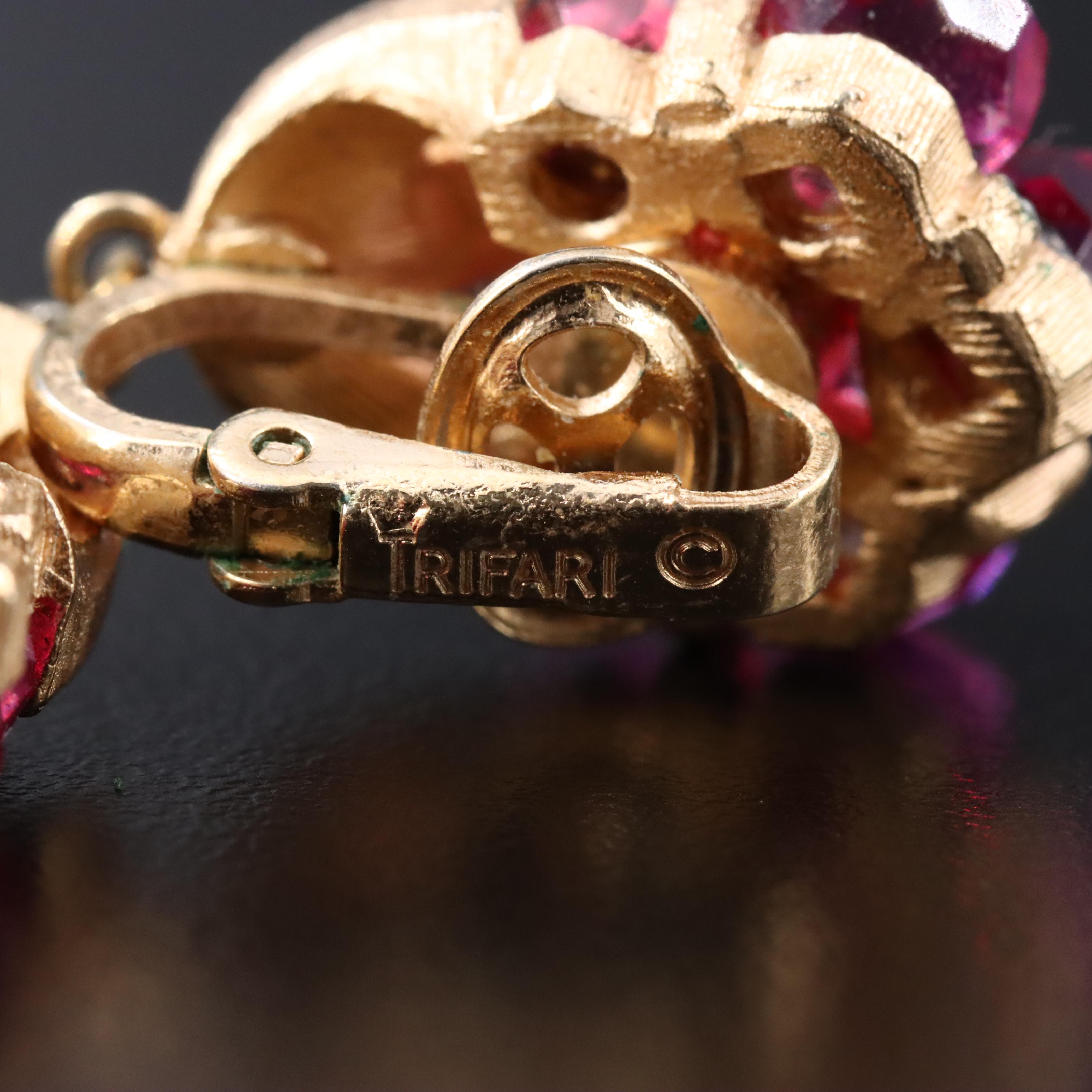 Vintage Jewelry Collection Featuring Trifari and Crystal