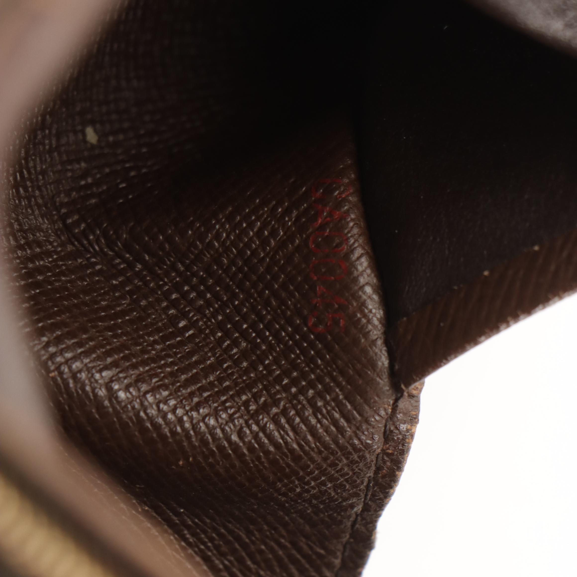 Louis Vuitton Porte-Monnaie Billets Trésor Wallet in Damier Ebene Coated Canvas