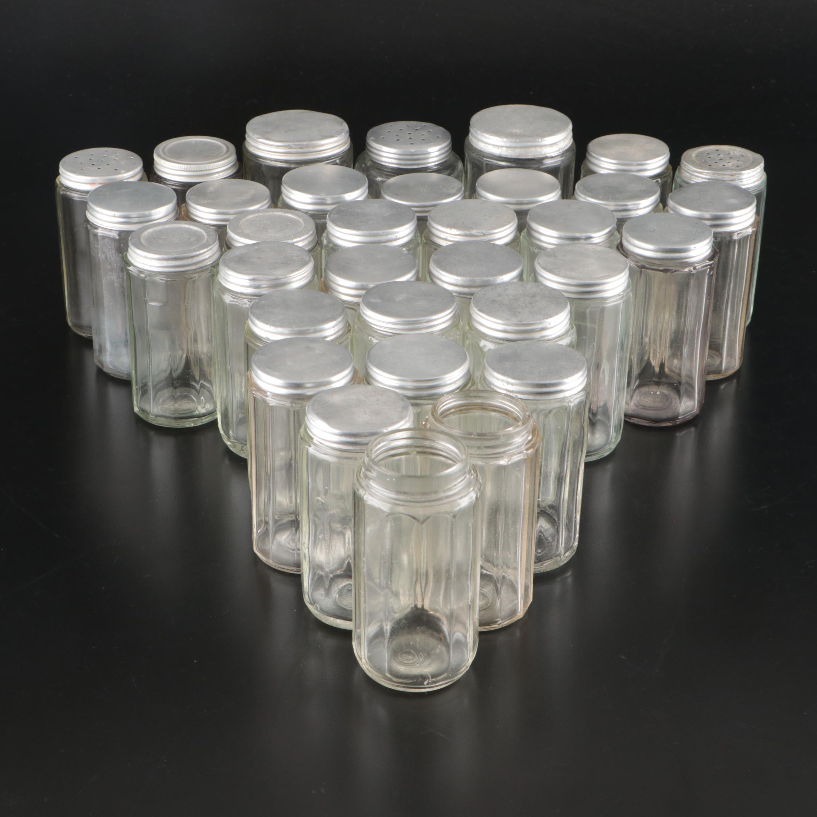 Sneath Glass Company and Other Hoosier Cabinet Canisters, Early to Mid-20th C.