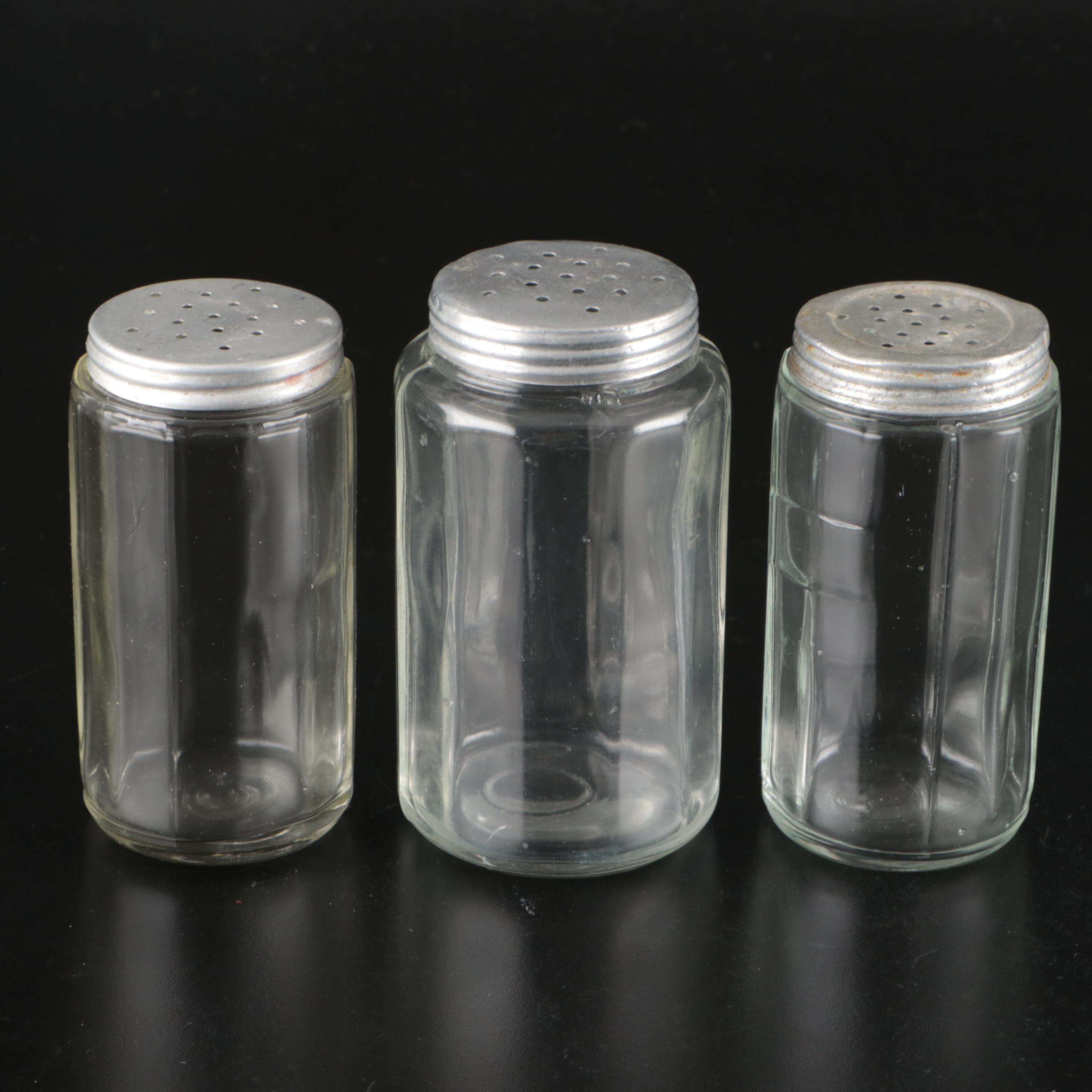 Sneath Glass Company and Other Hoosier Cabinet Canisters, Early to Mid-20th C.