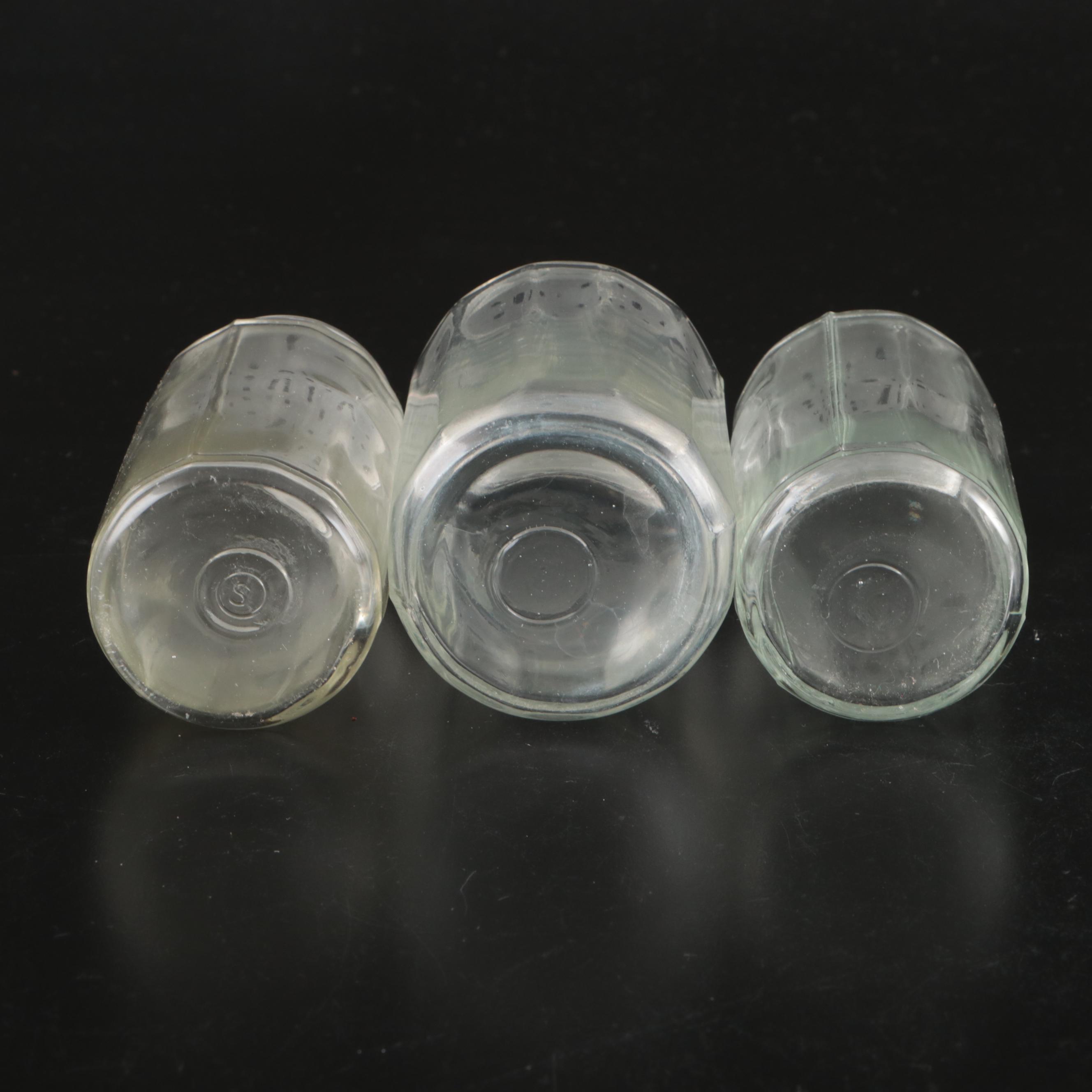 Sneath Glass Company and Other Hoosier Cabinet Canisters, Early to Mid-20th C.