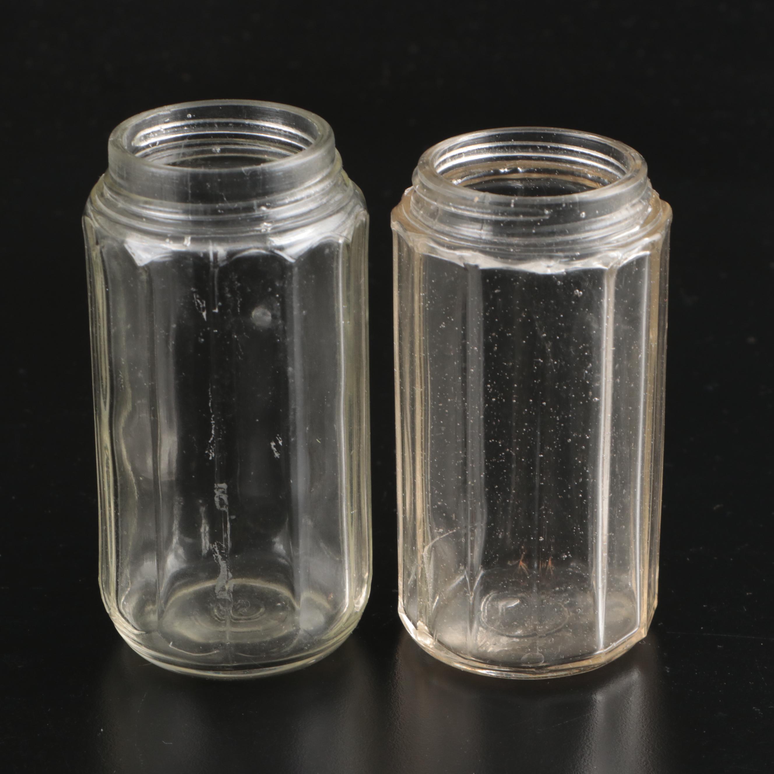 Sneath Glass Company and Other Hoosier Cabinet Canisters, Early to Mid-20th C.