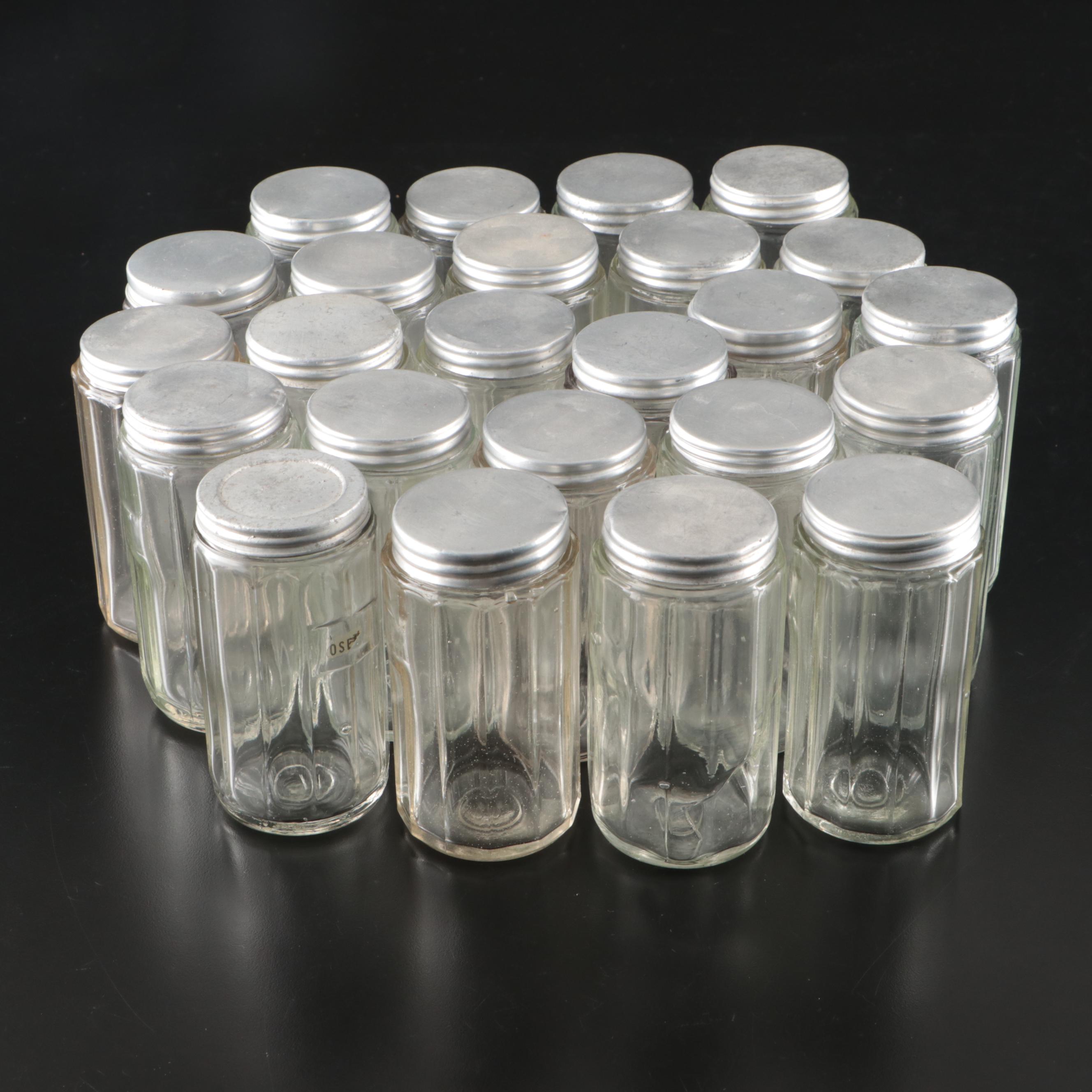 Sneath Glass Company and Other Hoosier Cabinet Canisters, Early to Mid-20th C.