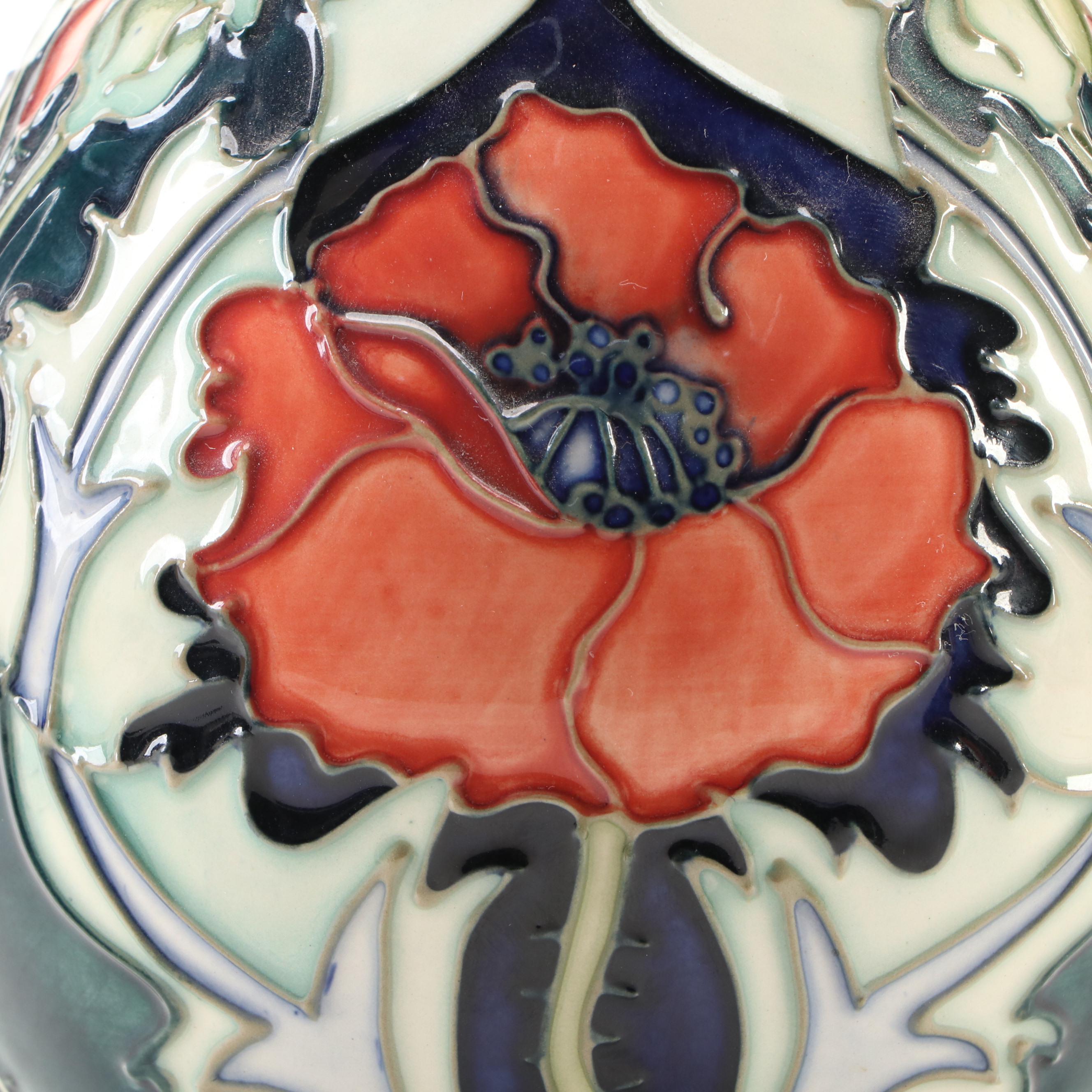 English Moorcroft Pottery "Poppy" Vase