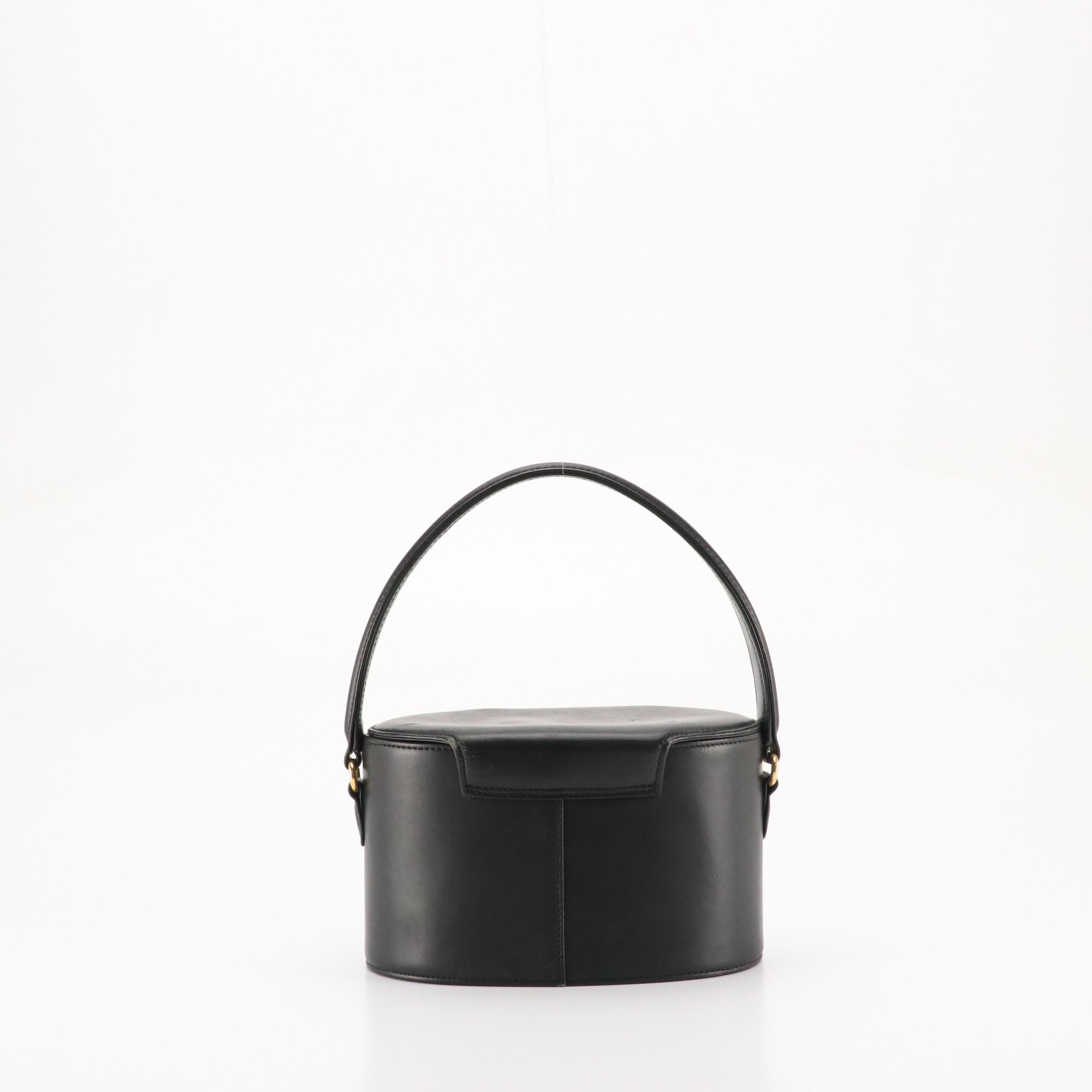 Givenchy Vanity Handbag in Black Leather