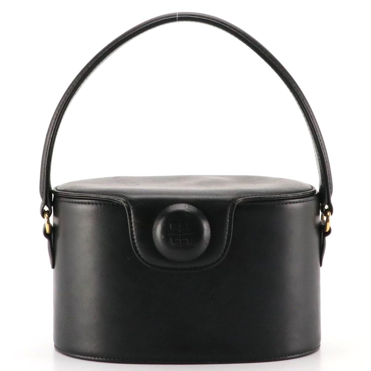 Givenchy Vanity Handbag in Black Leather