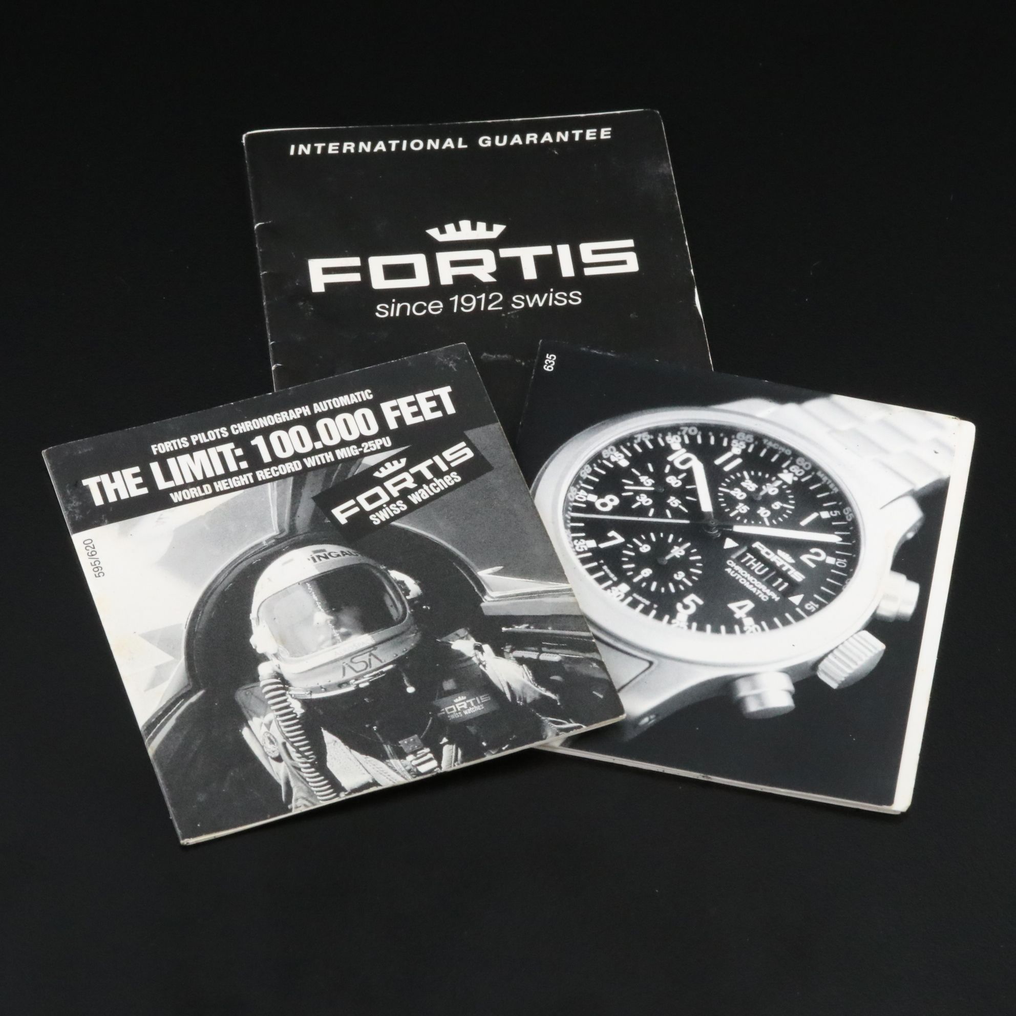 Fortis B42 Chronograph Day-Date Steel Automatic Watch