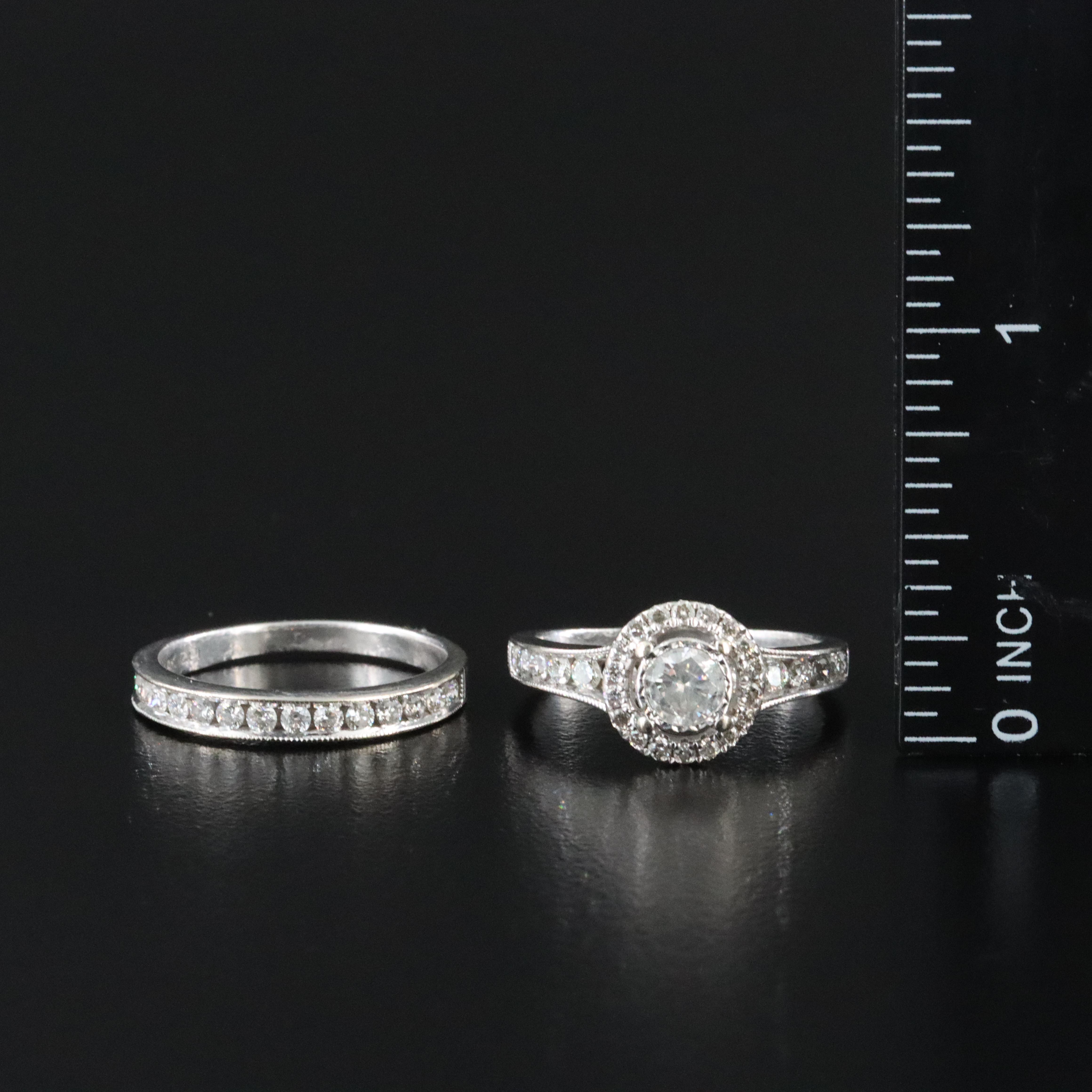 14K 1.44 CTW Diamond Ring Set