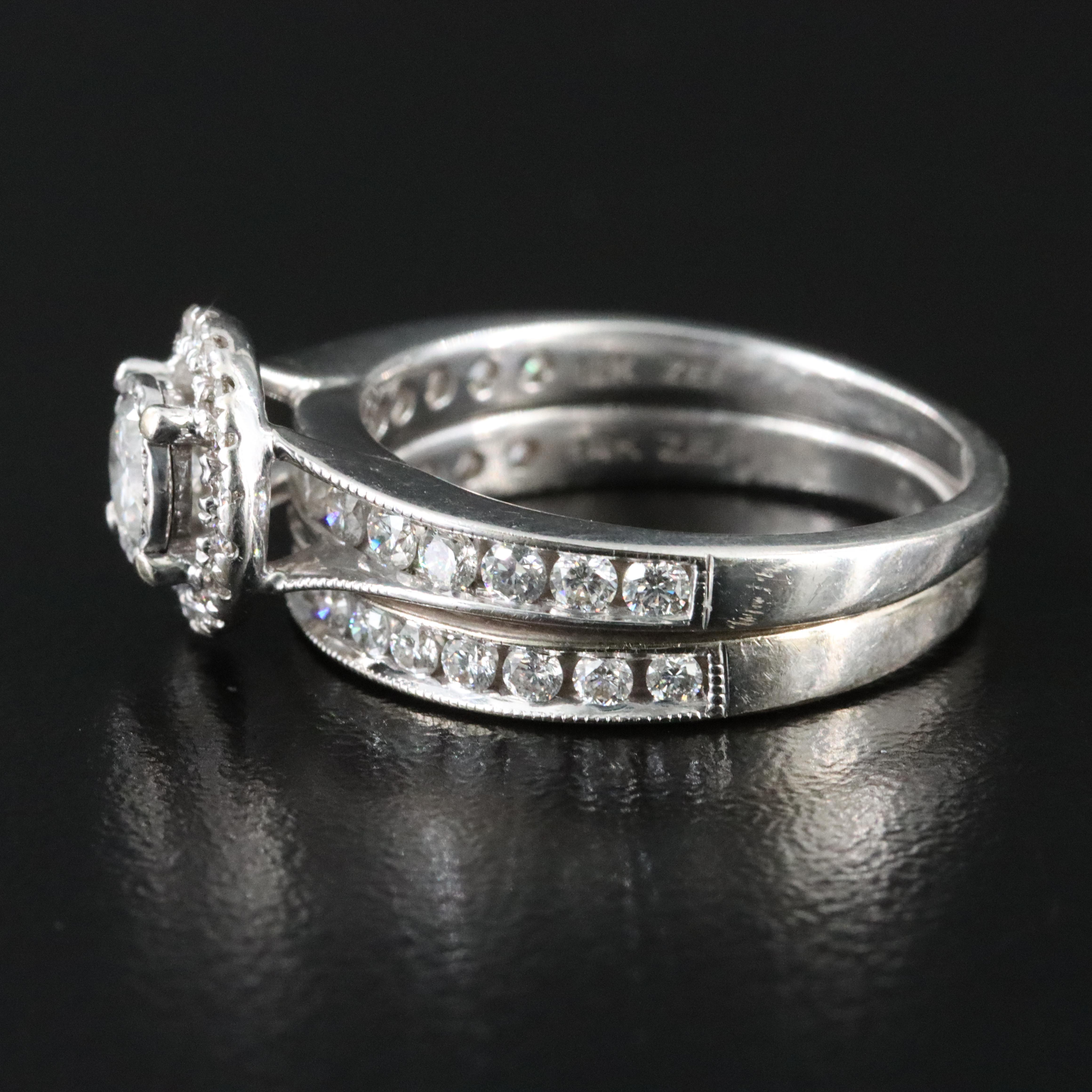 14K 1.44 CTW Diamond Ring Set