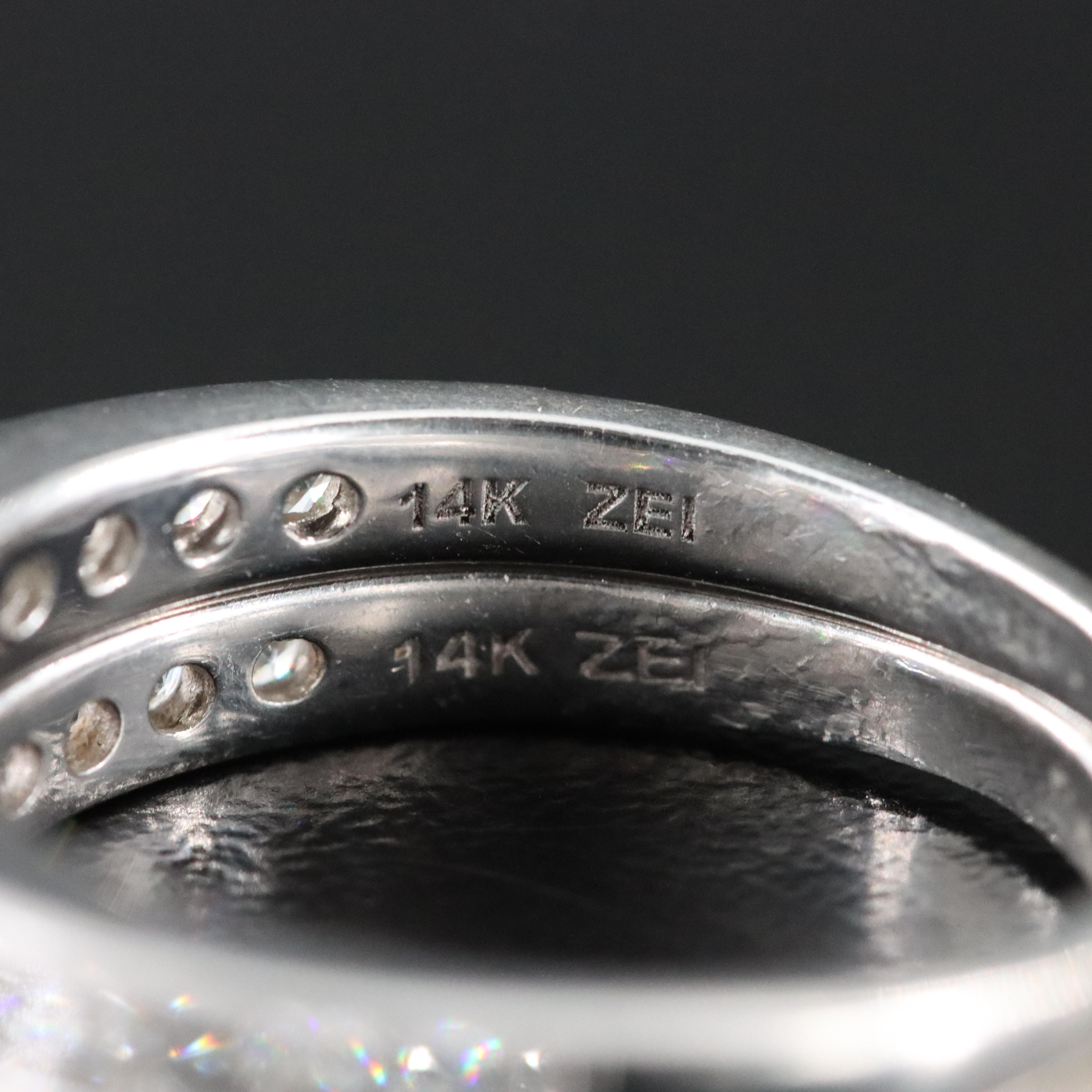 14K 1.44 CTW Diamond Ring Set