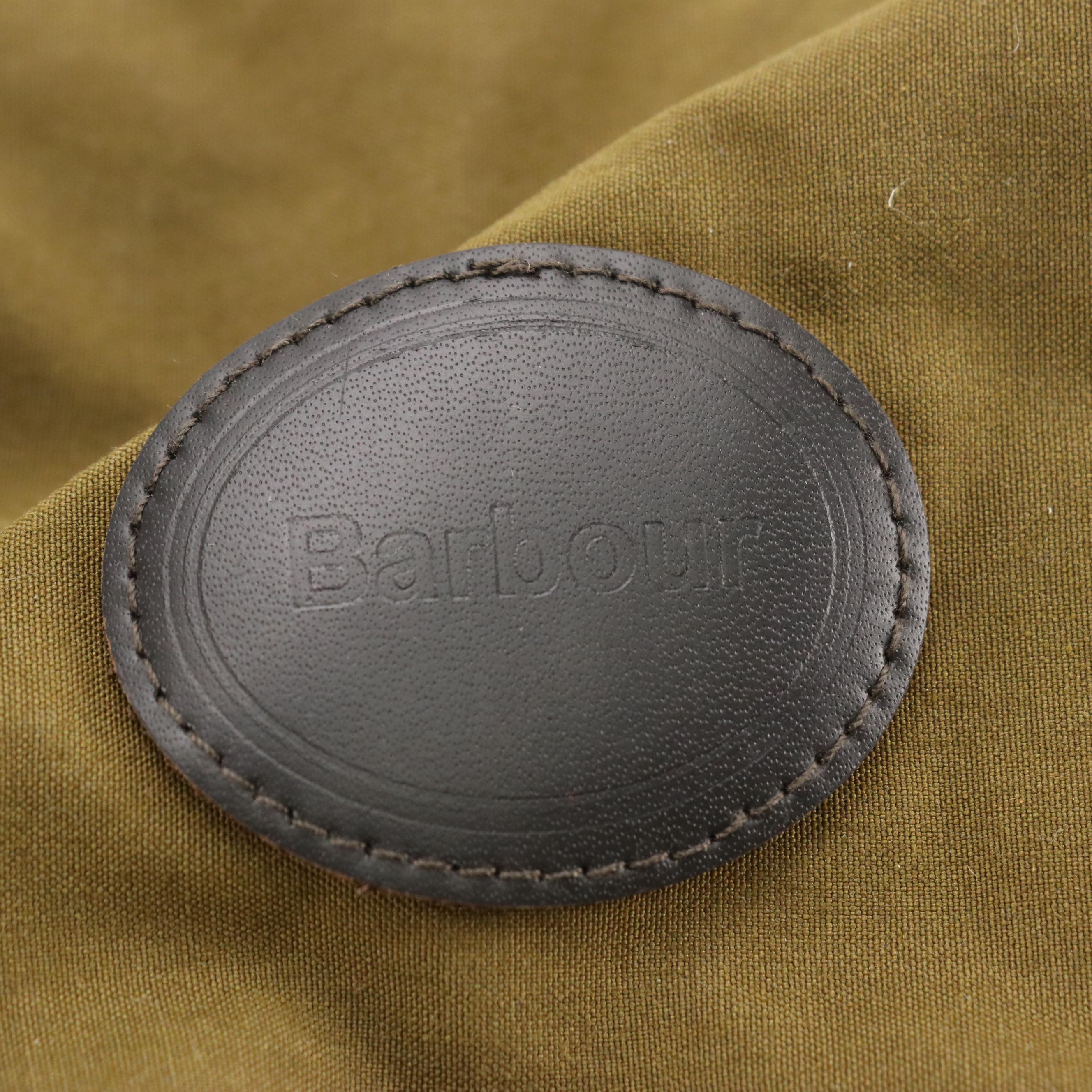 Barbour Small Dog Coat in Olive Wax Cotton