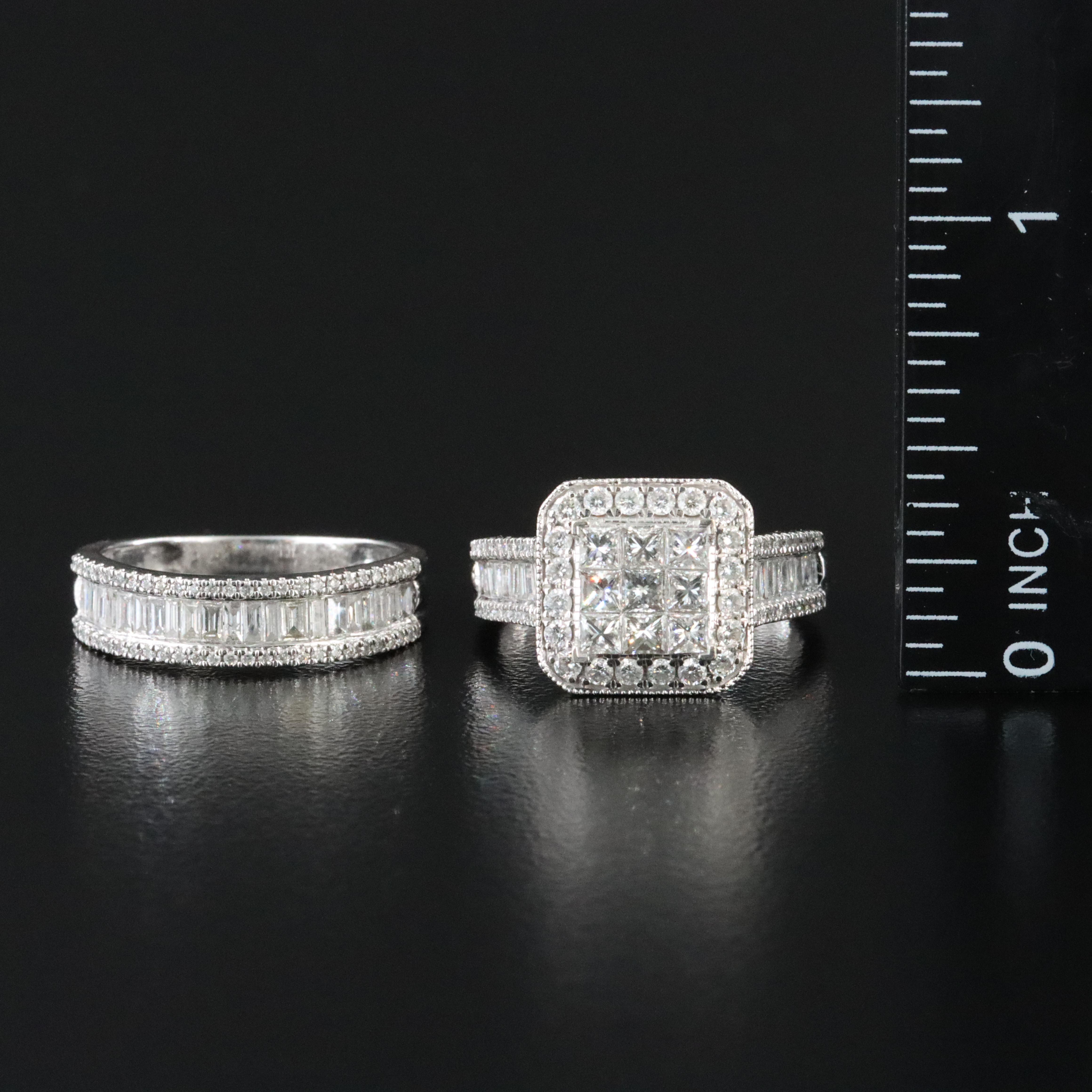 14K 2.06 CTW Diamond Ring Set
