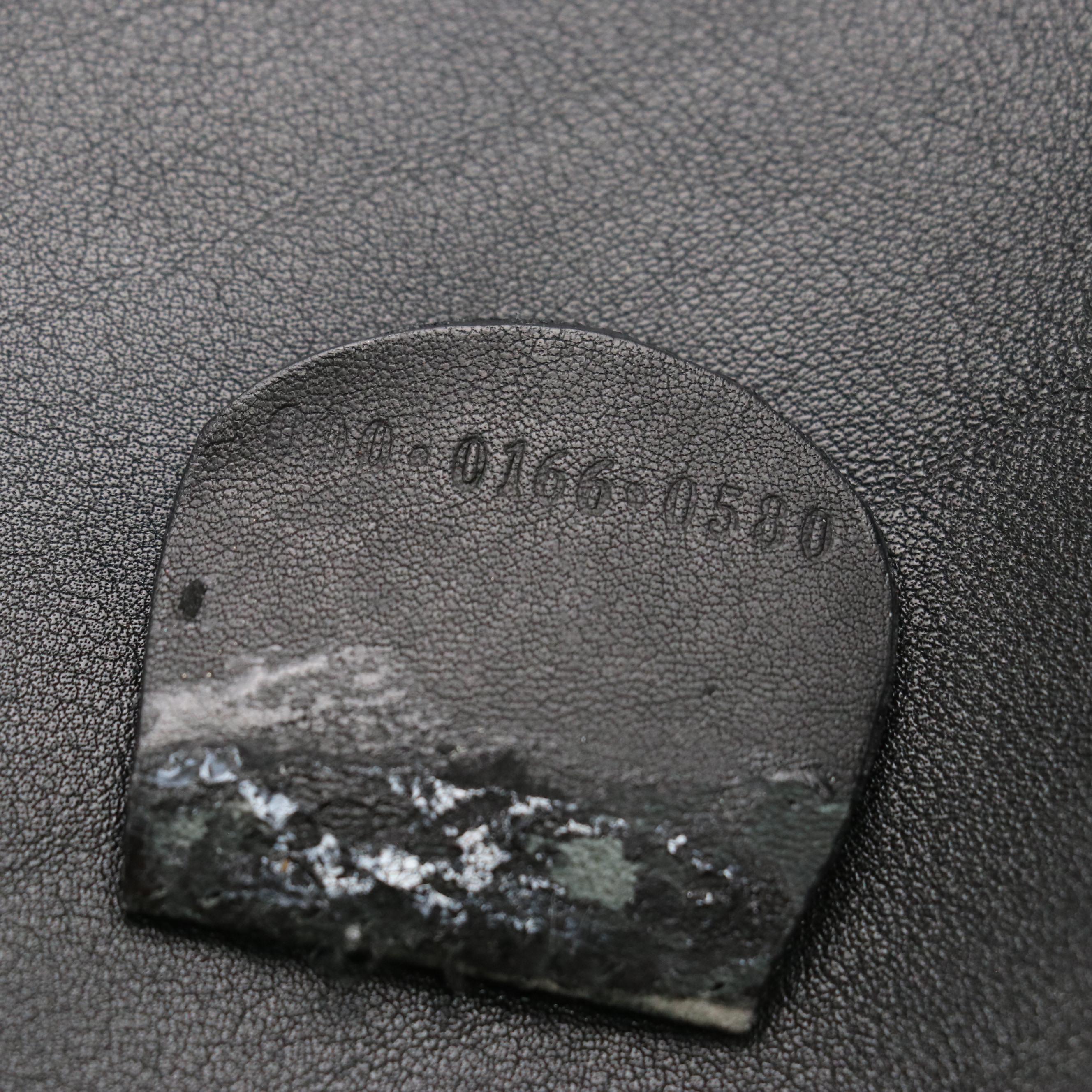 Gucci Bamboo Black Leather Top Handle Bag