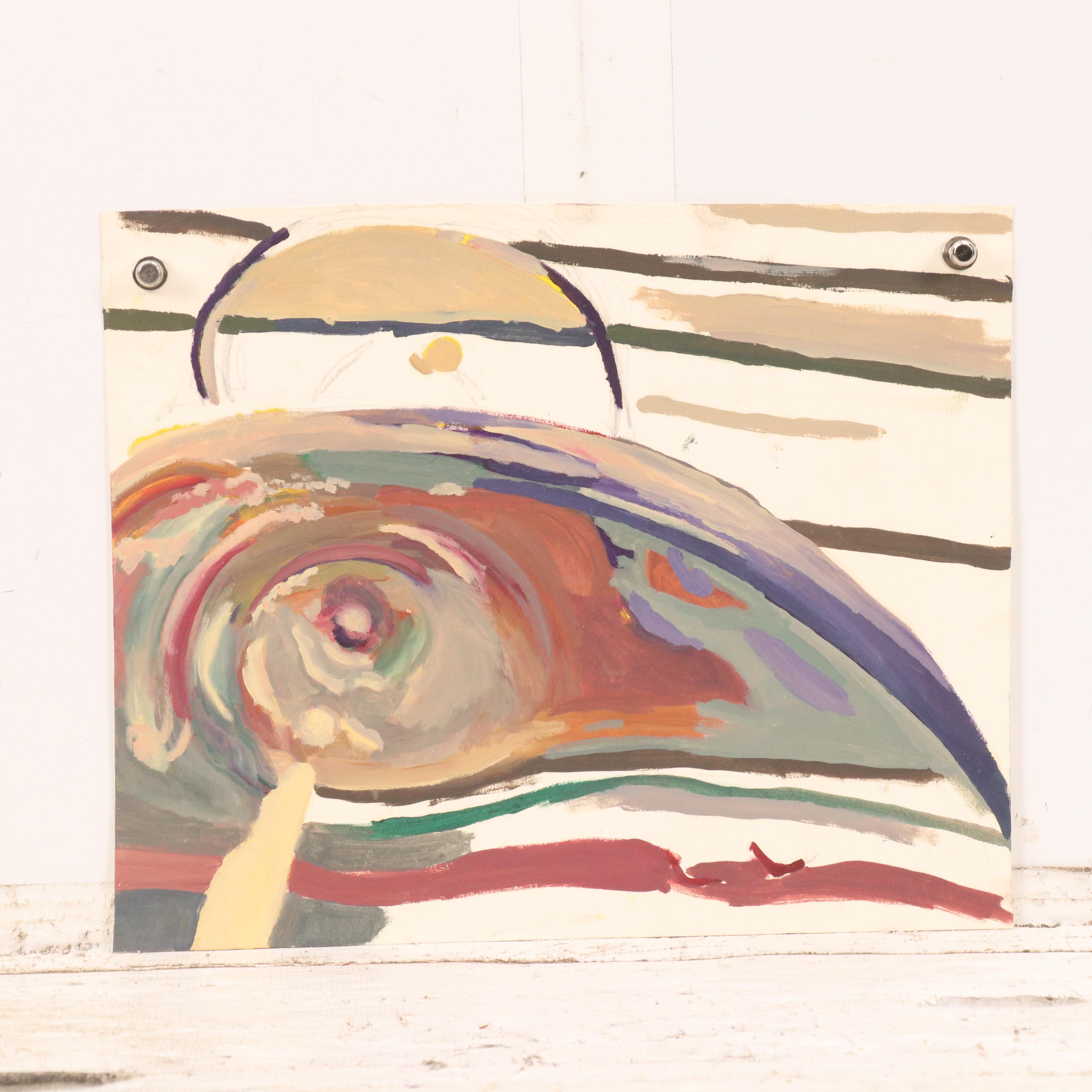 Oil Painting Studies and Graphite Drawing, Late 20th / 21st Century