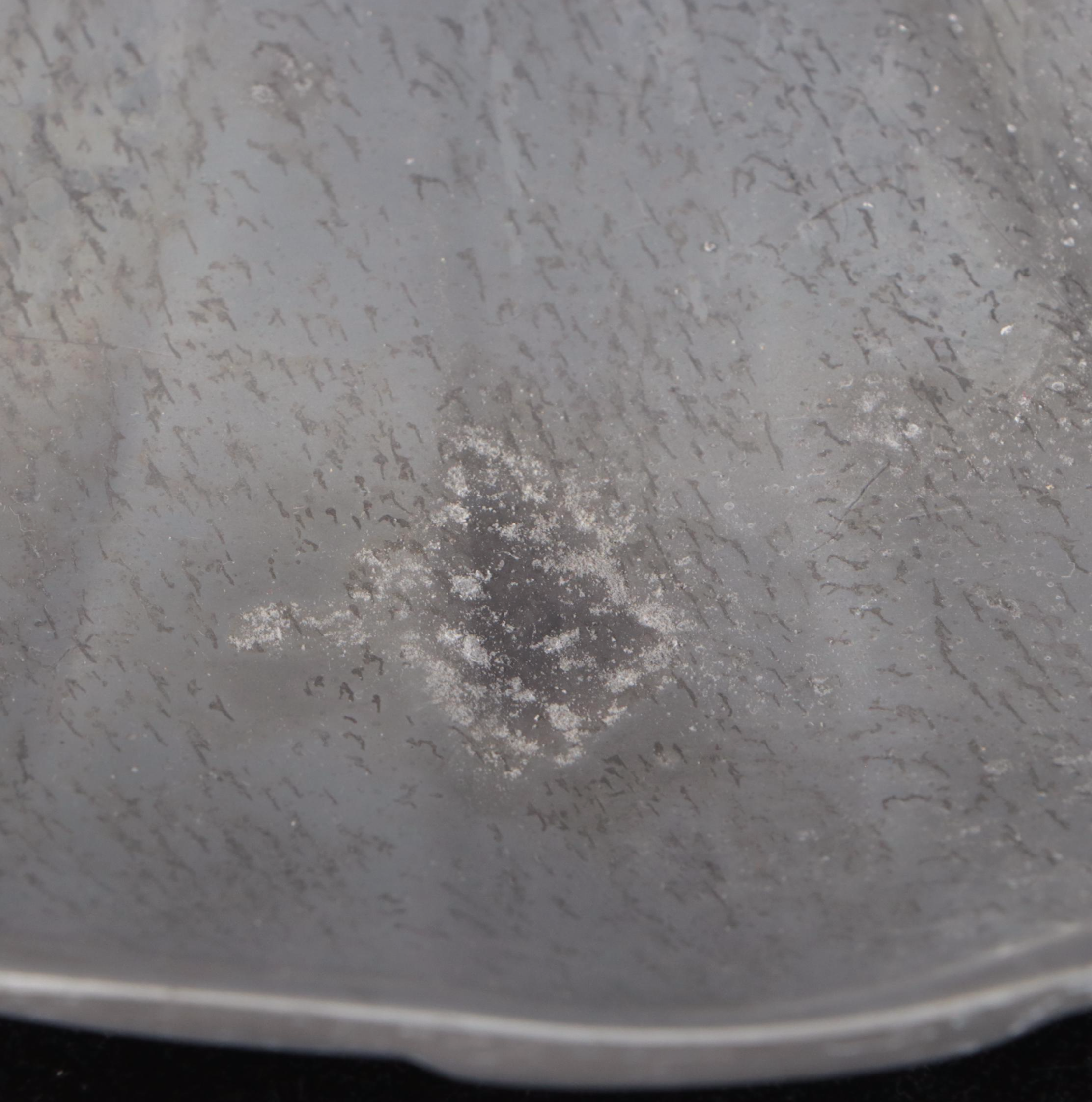 Nambe Bowl with Other Pewter and Metal Serving Pieces, 20th Century