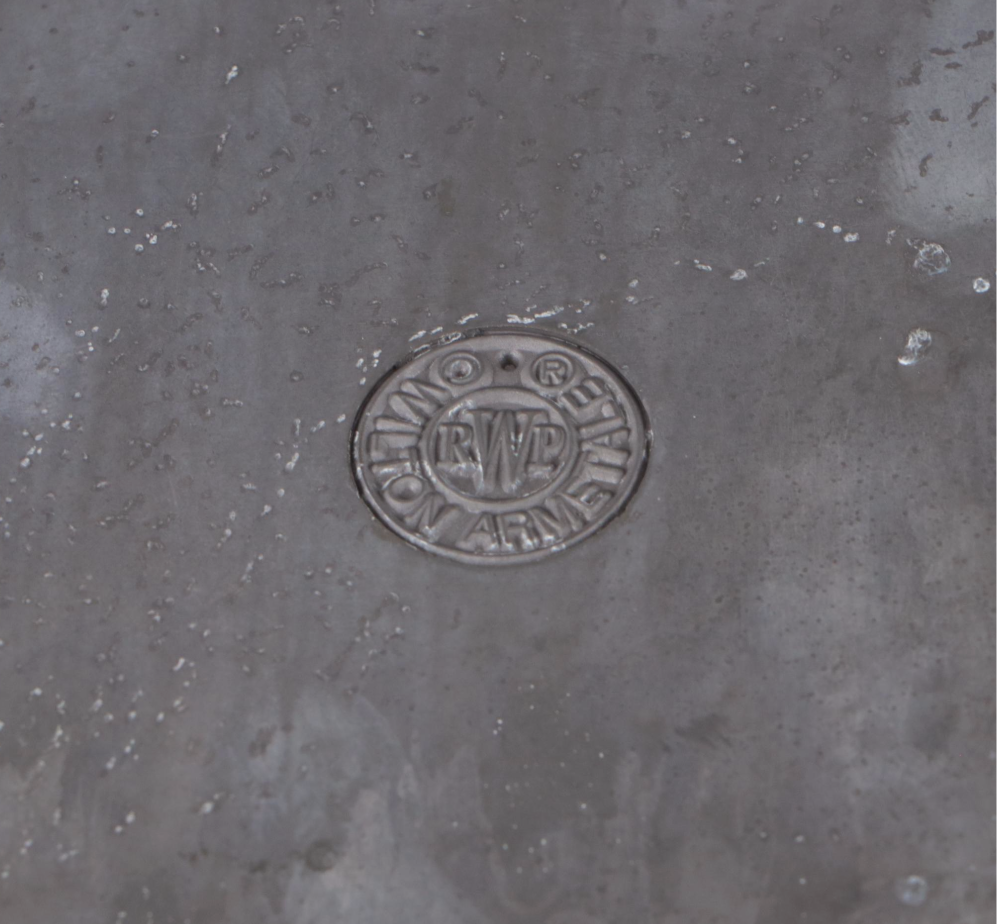 Nambe Bowl with Other Pewter and Metal Serving Pieces, 20th Century