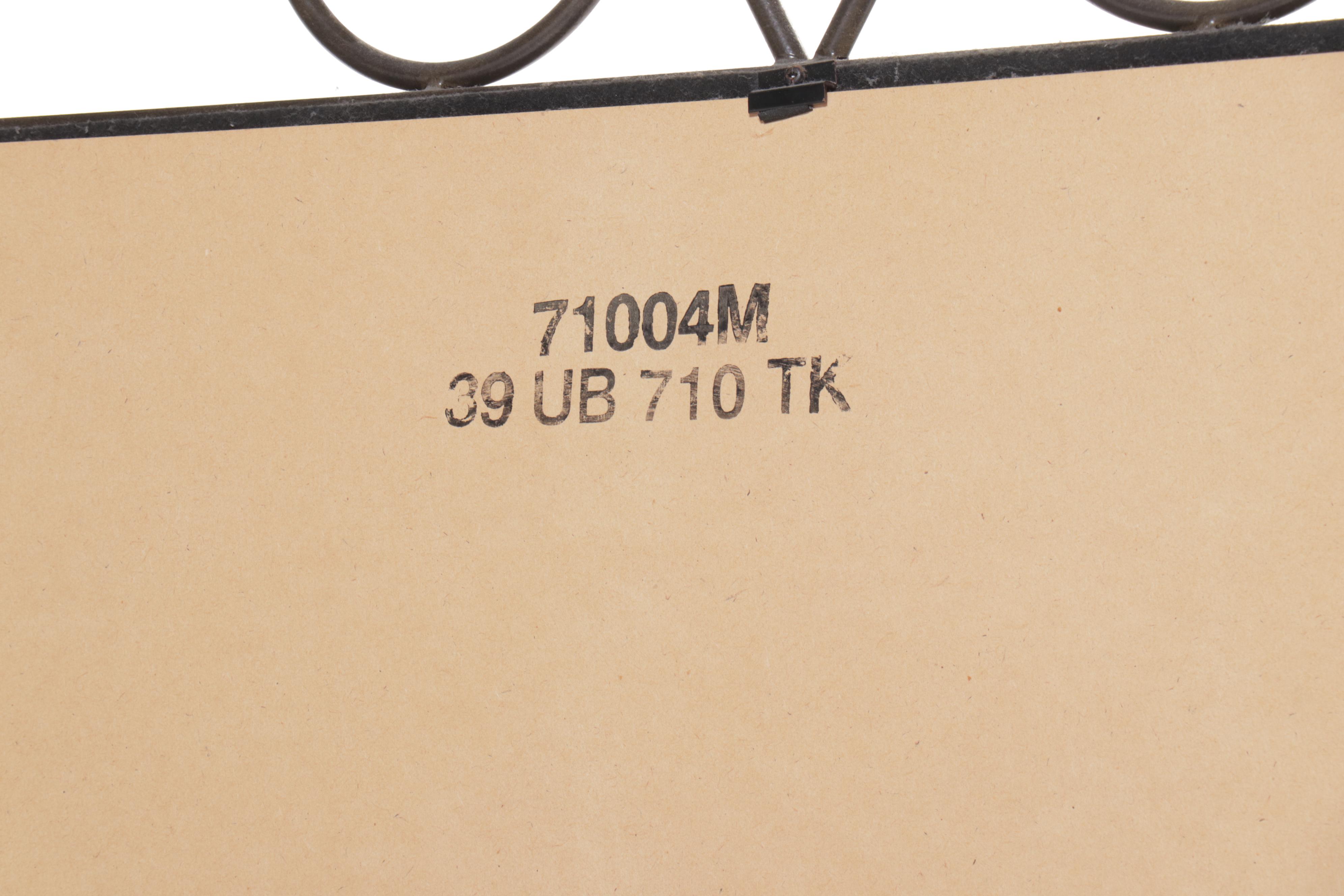 Alexander Julian "Home Colours" Mahogany Dresser and Mirror with Metal Accents