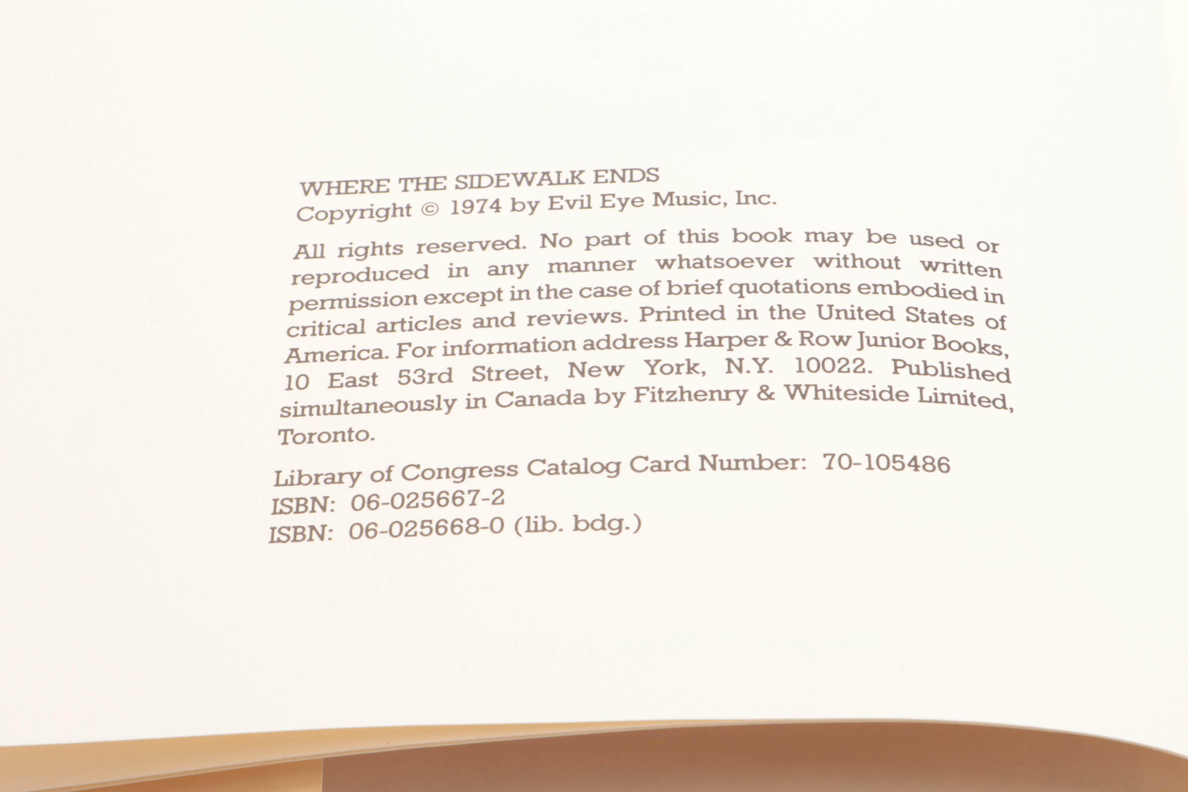 "Where the Sidewalk Ends" by Shel Silverstein and More