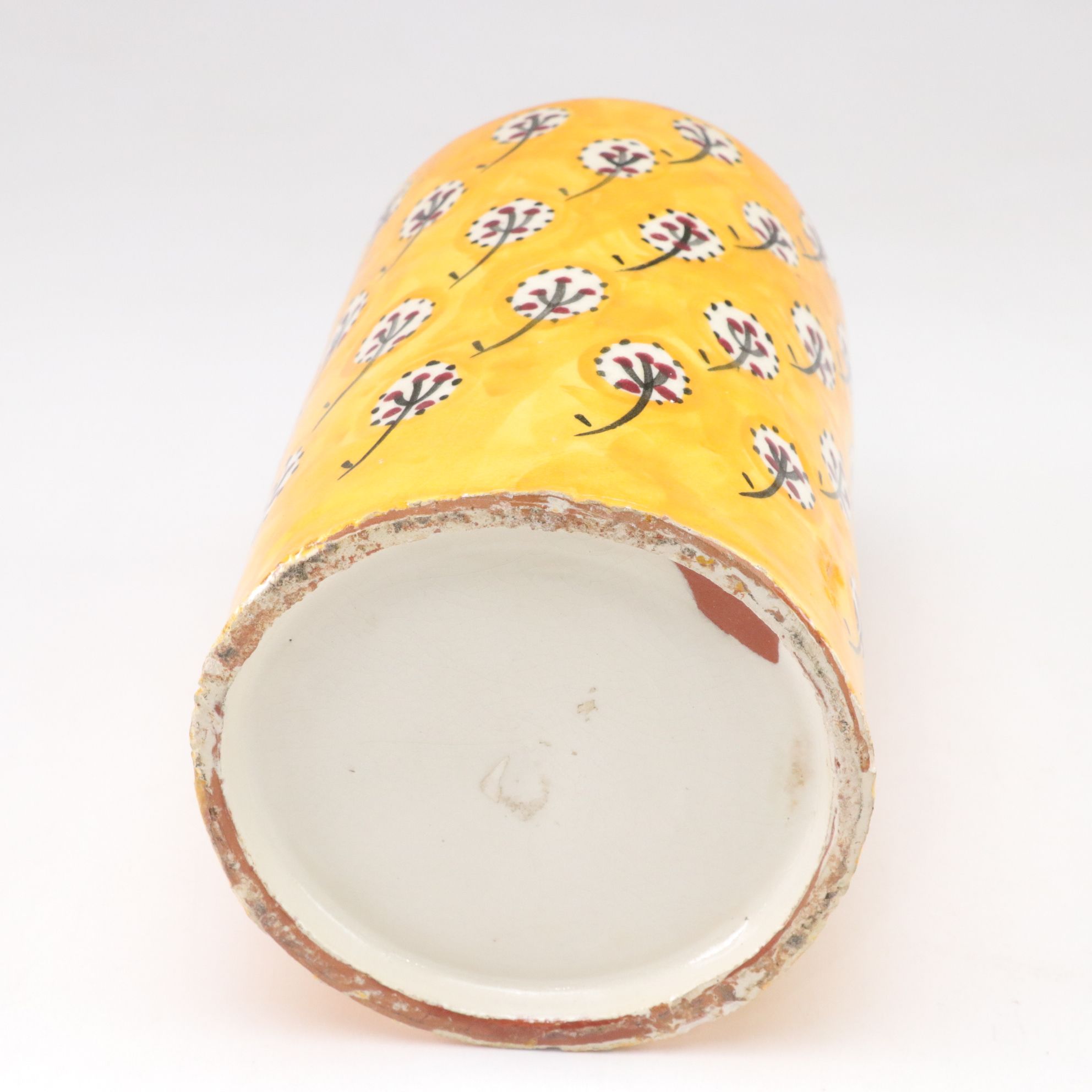 Three Hand-Decorated Moroccan Ceramic Canisters