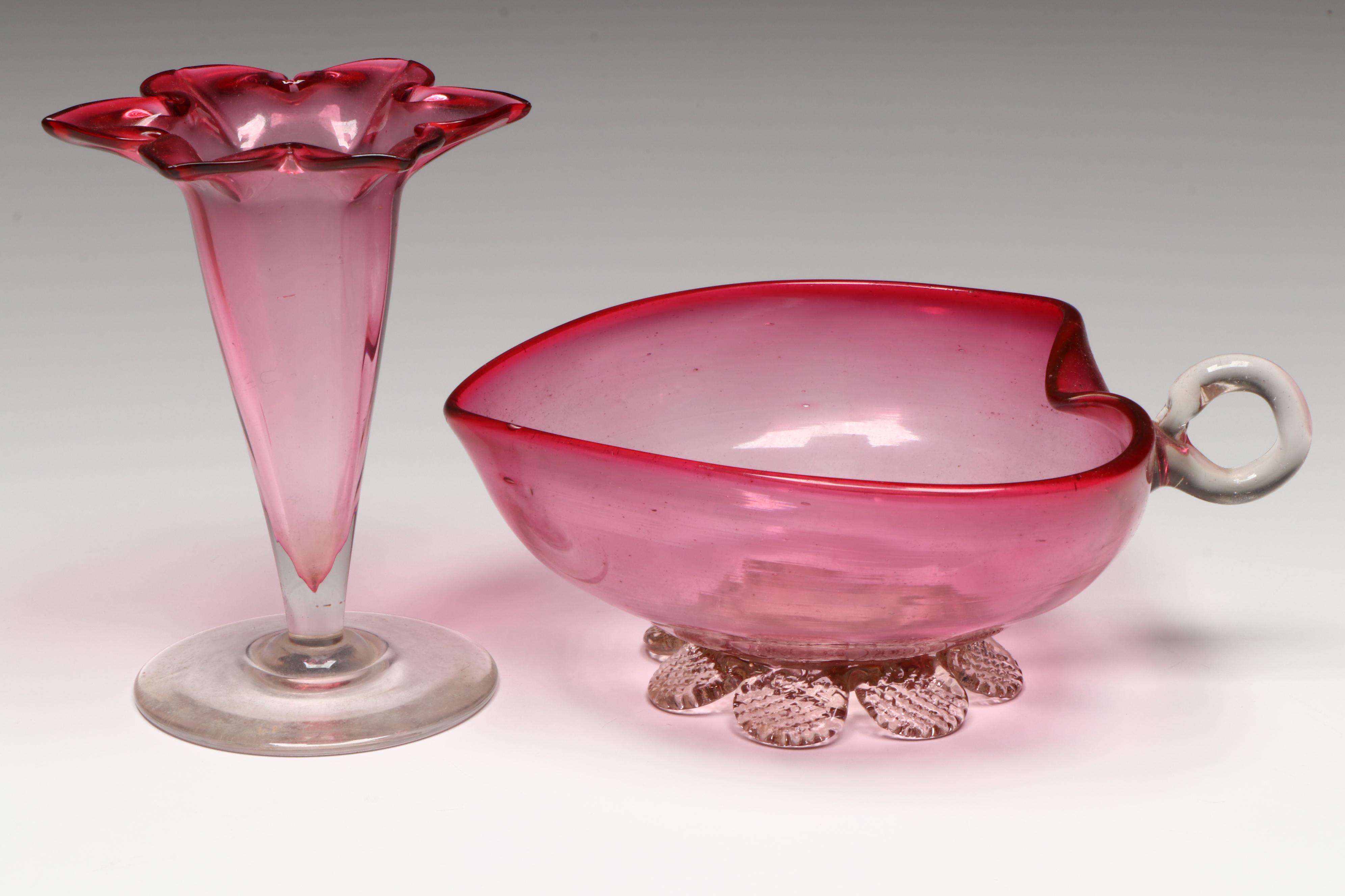 Royal Doulton "Wendy" Figurine with Lefton Swan Dish and Glass Tableware