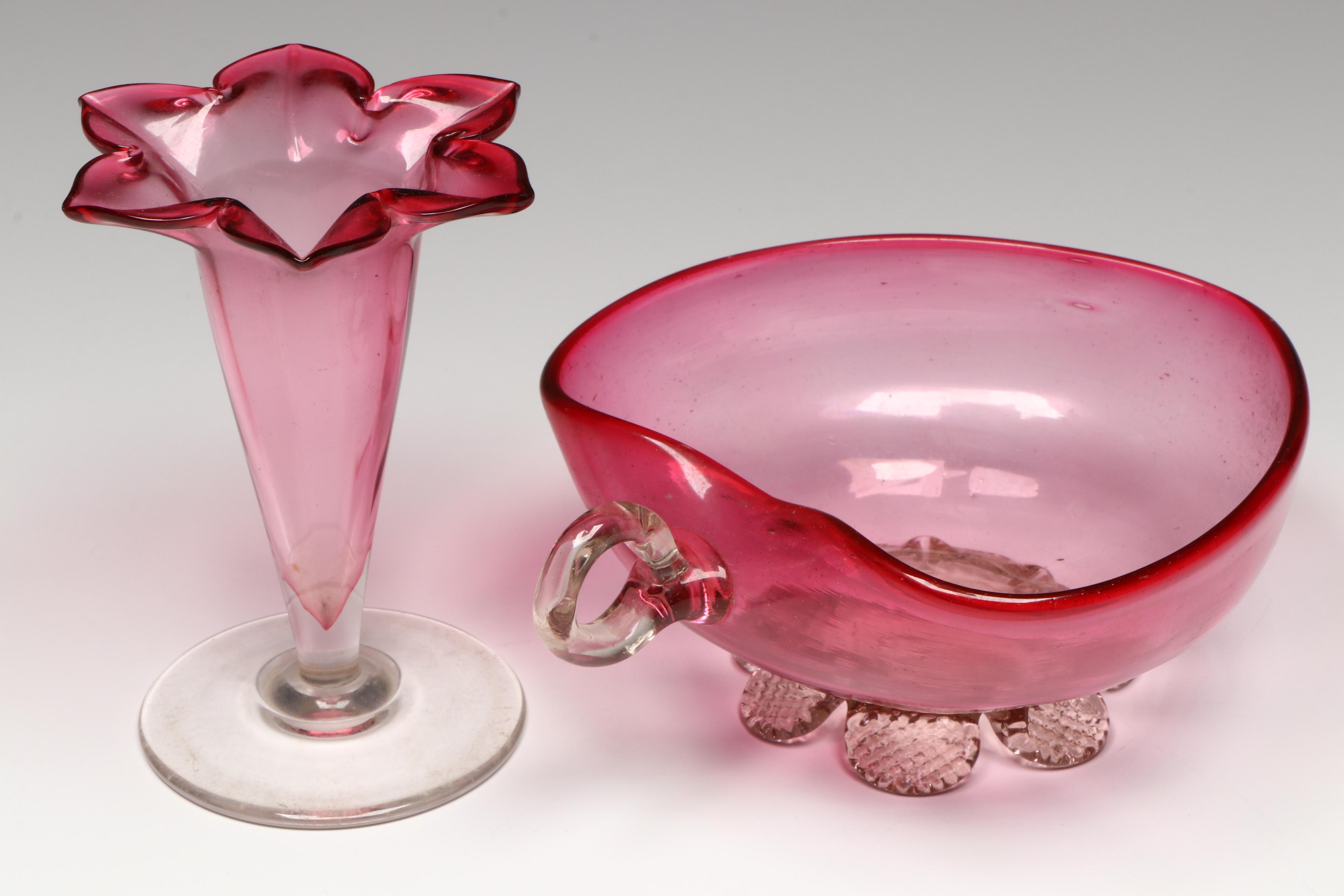 Royal Doulton "Wendy" Figurine with Lefton Swan Dish and Glass Tableware