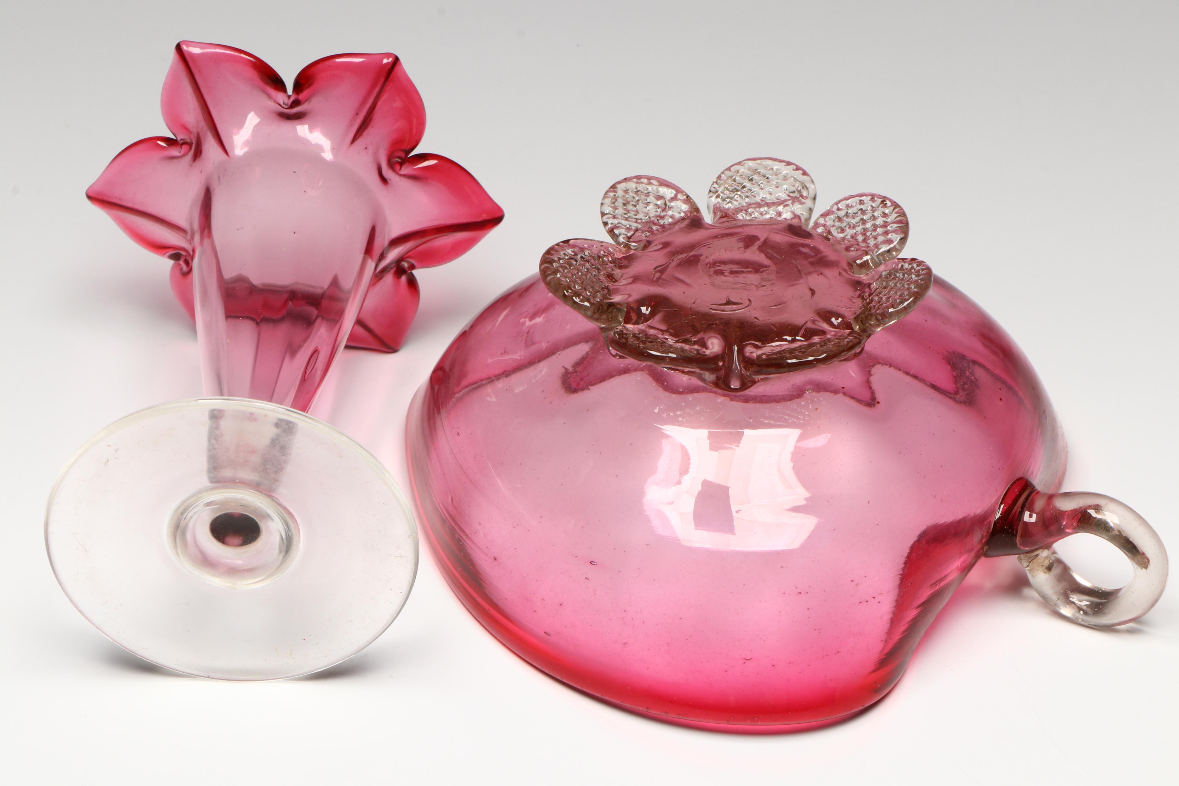 Royal Doulton "Wendy" Figurine with Lefton Swan Dish and Glass Tableware