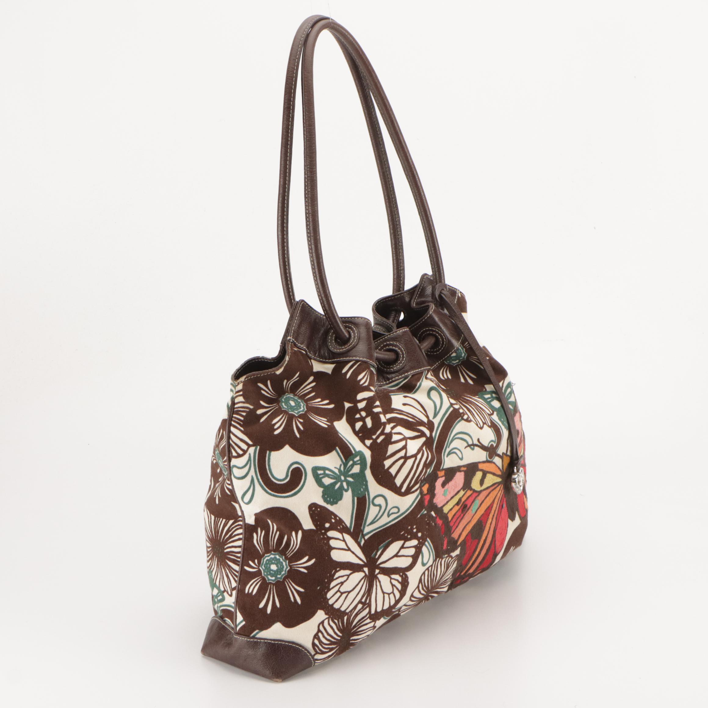 De Vecchi Leather & Wood Clutch, Langlois & Jargeais Beaded Purse & Brighton Bag